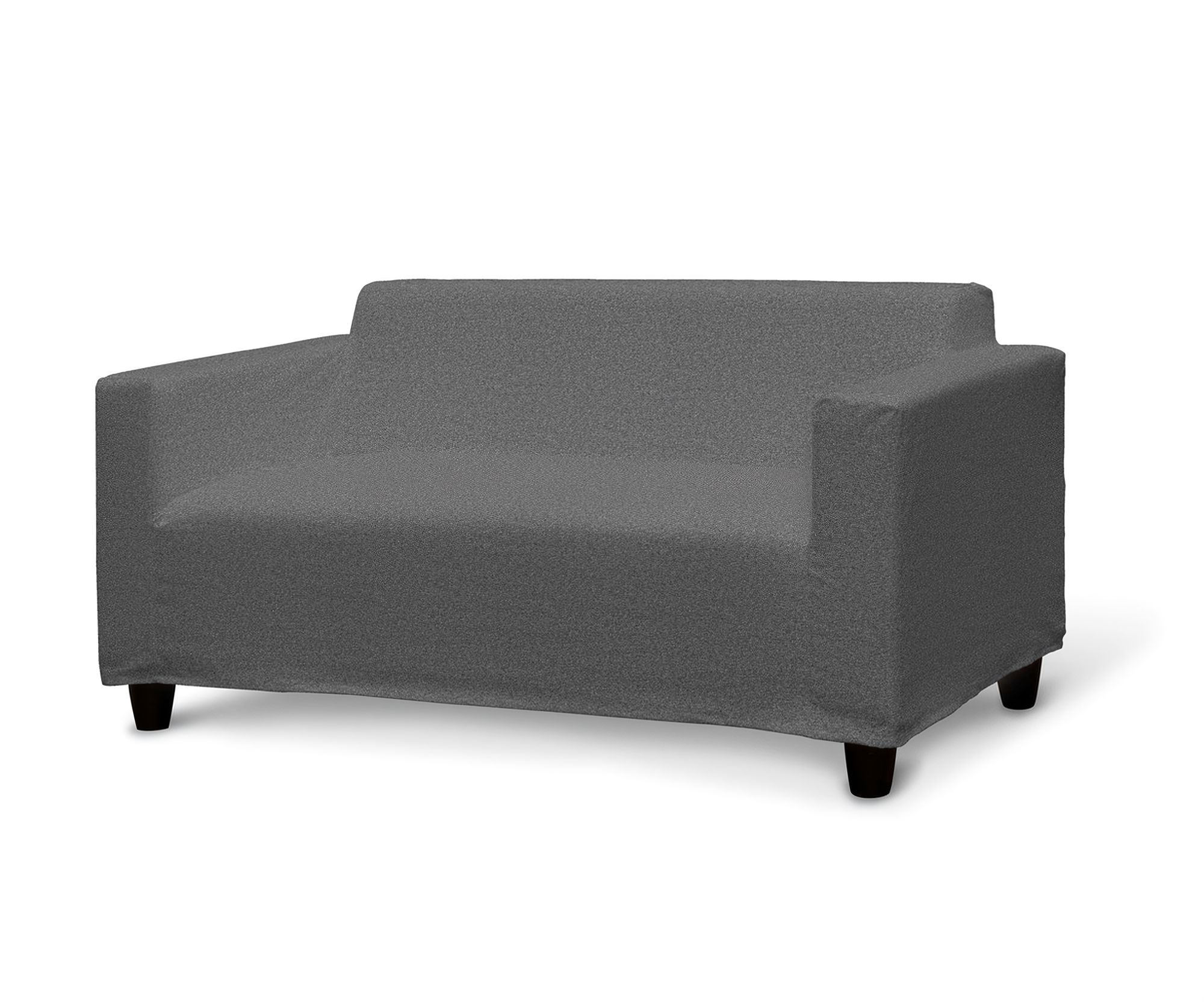 Zitbankhoes Klobo kleur product grijs stof met structuur