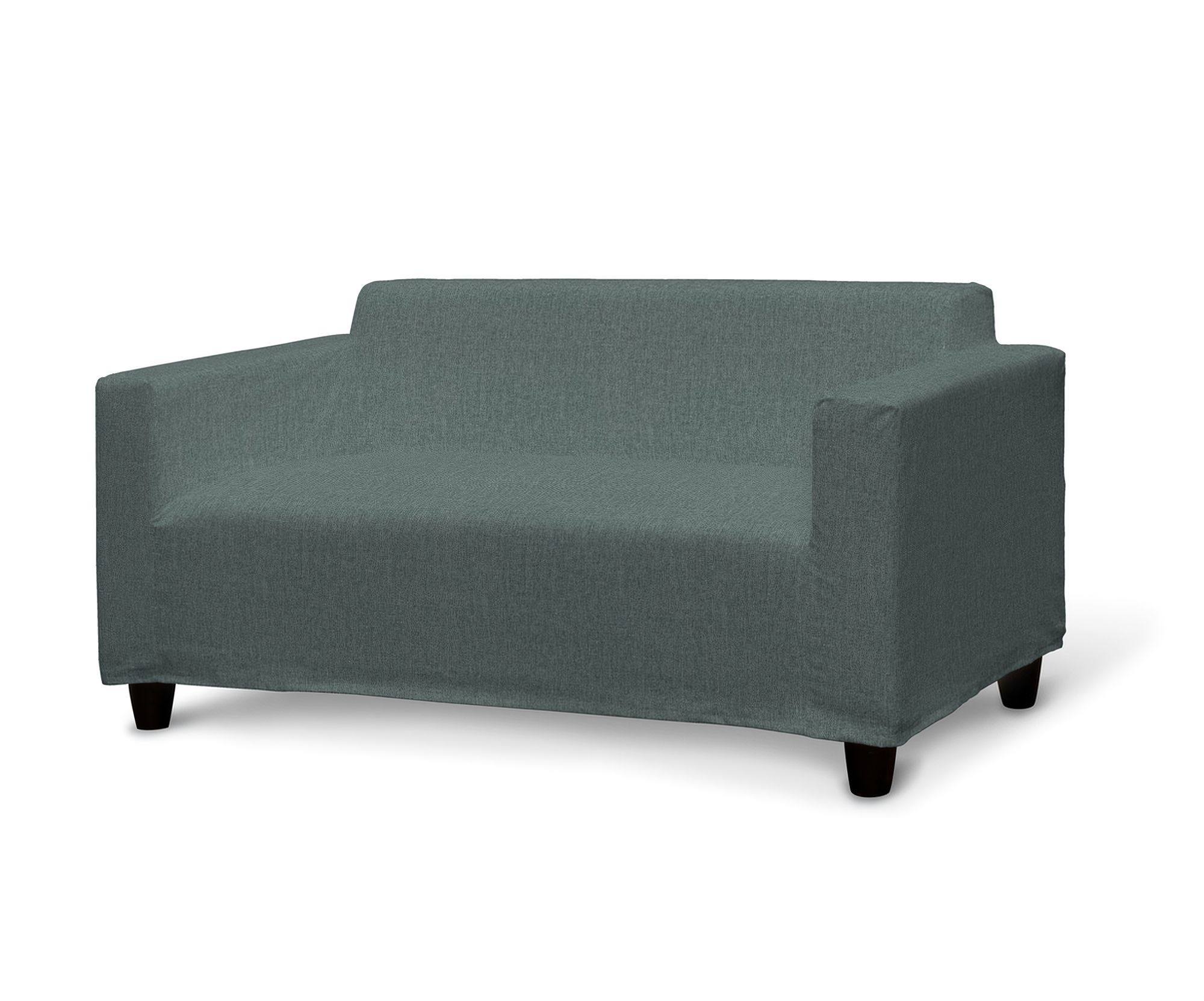 Zitbankhoes Klobo kleur product blauw stof met structuur