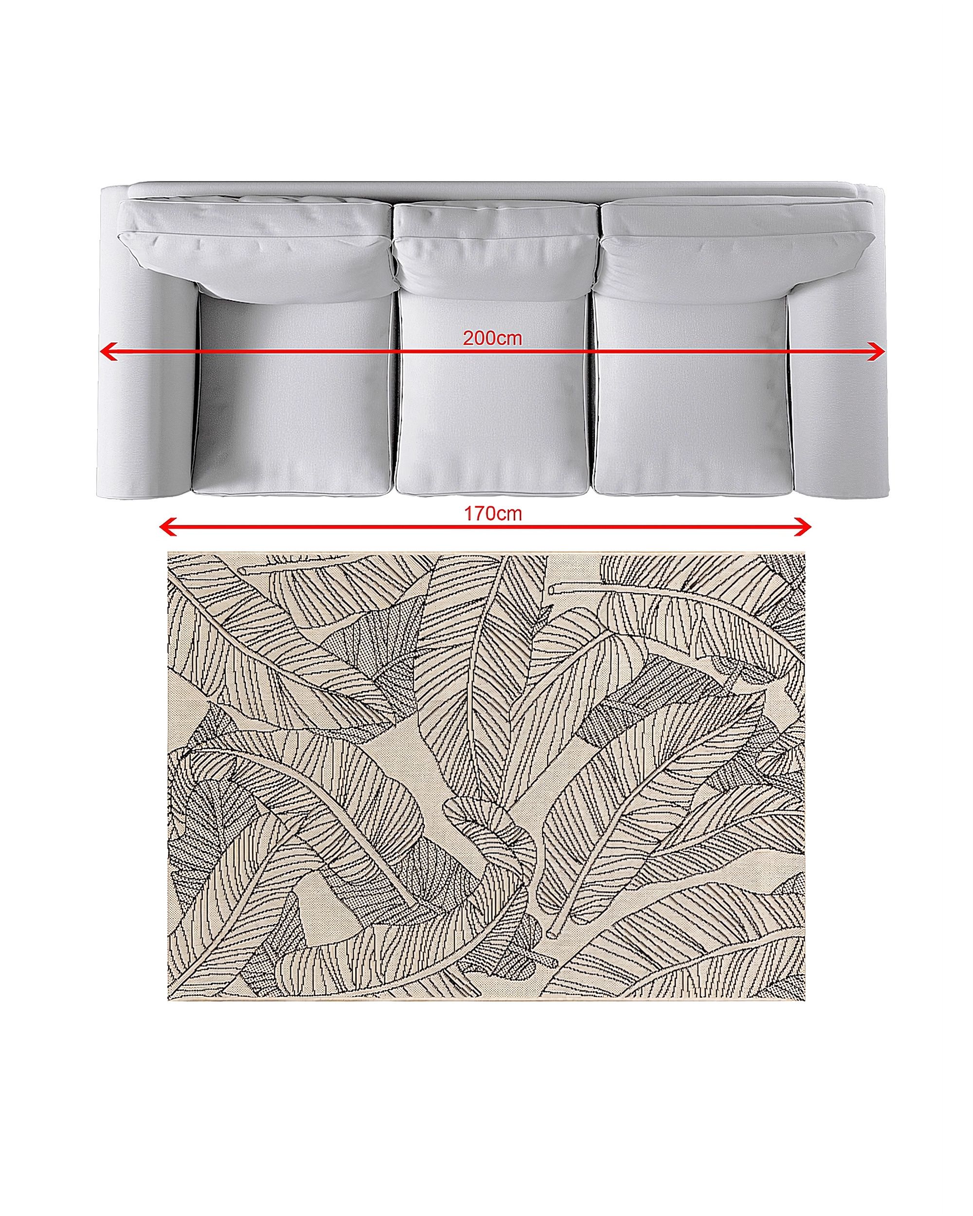 Vloerkleed Cottage zwart 120x170 cm (hover)