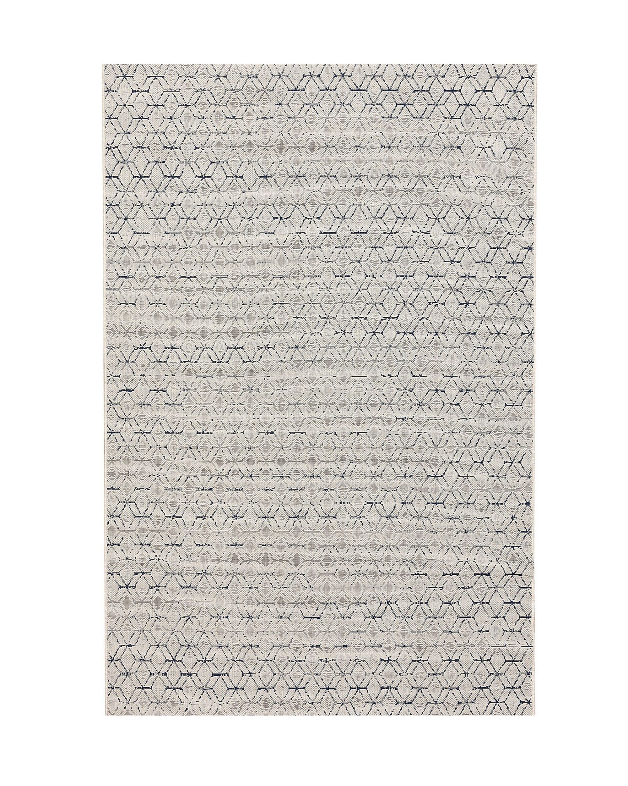 Vloerkleed Lineo 160x230 cm middernachtsblauw