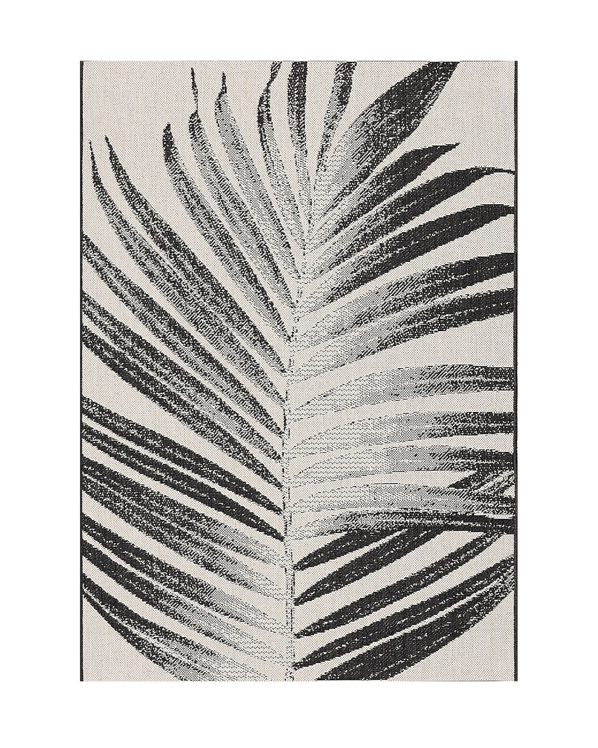 Vloerkleed Lineo zwart 120x170 cm