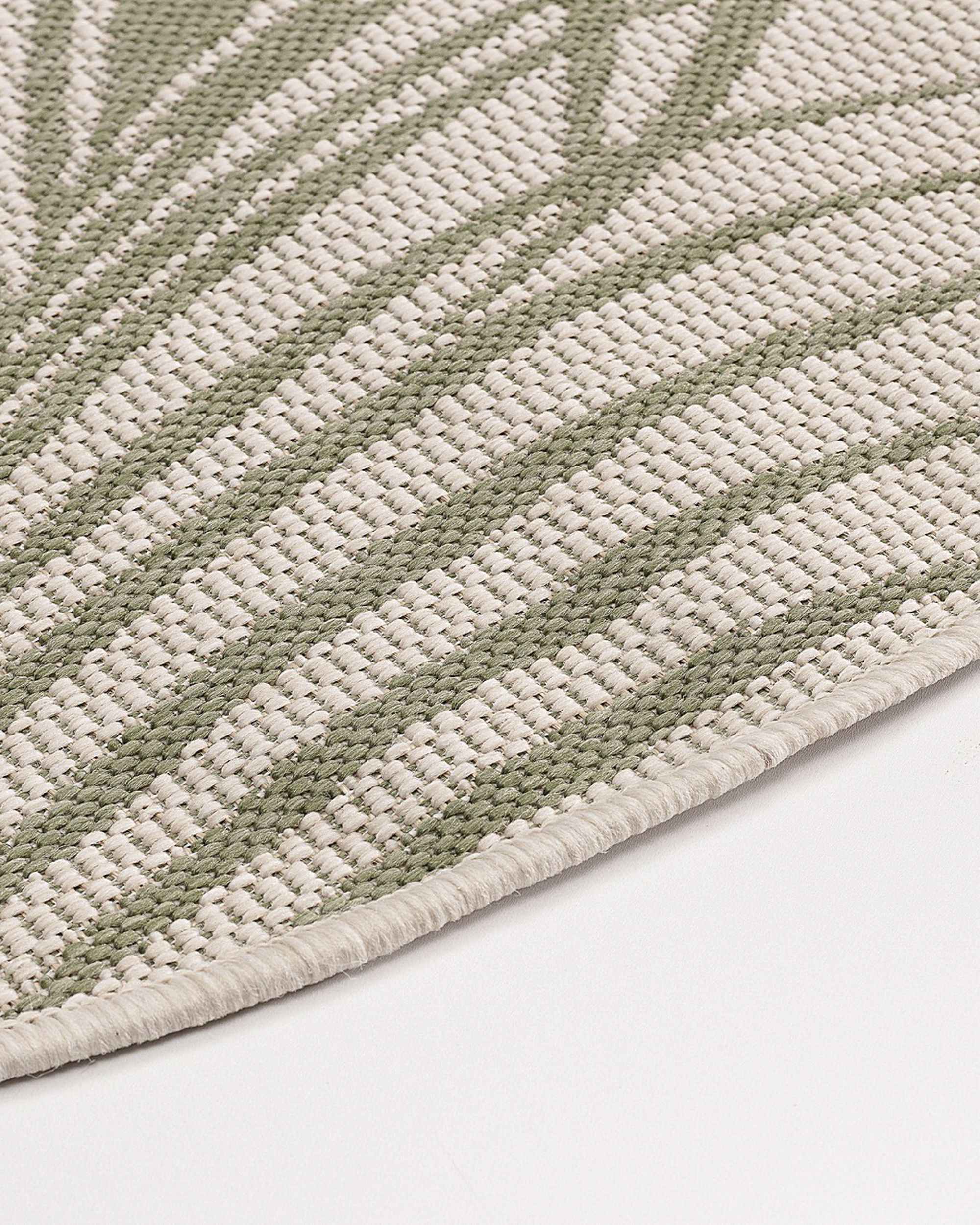 Vloerkleed Lineo junglegroen 120 cm (hover)
