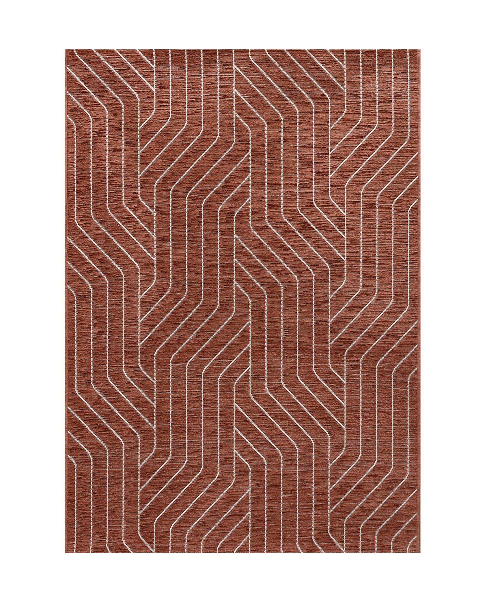 Vloerkleed Velvet 120x170 cm roest