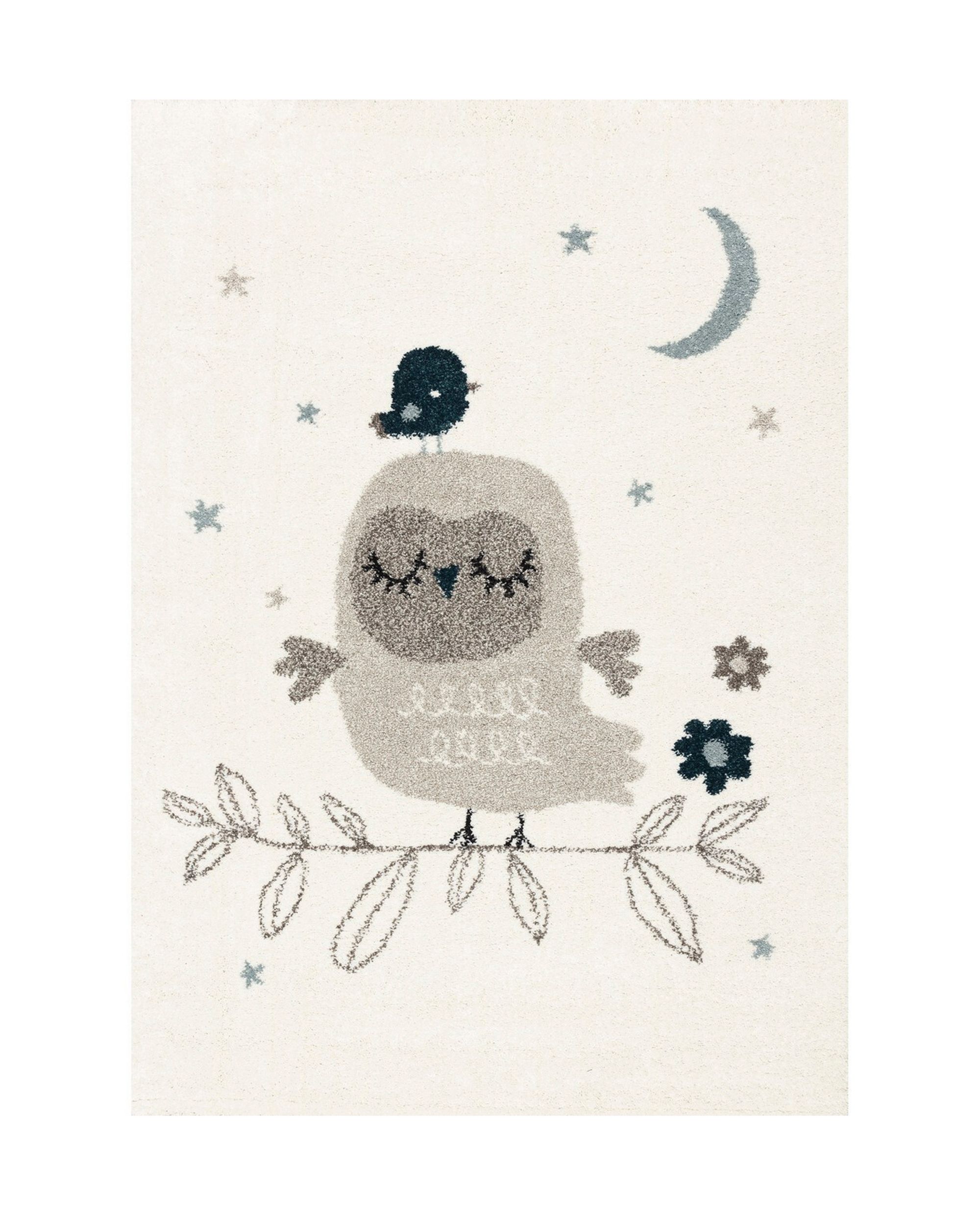 Vloerkleed Happy Owl 120x170 cm