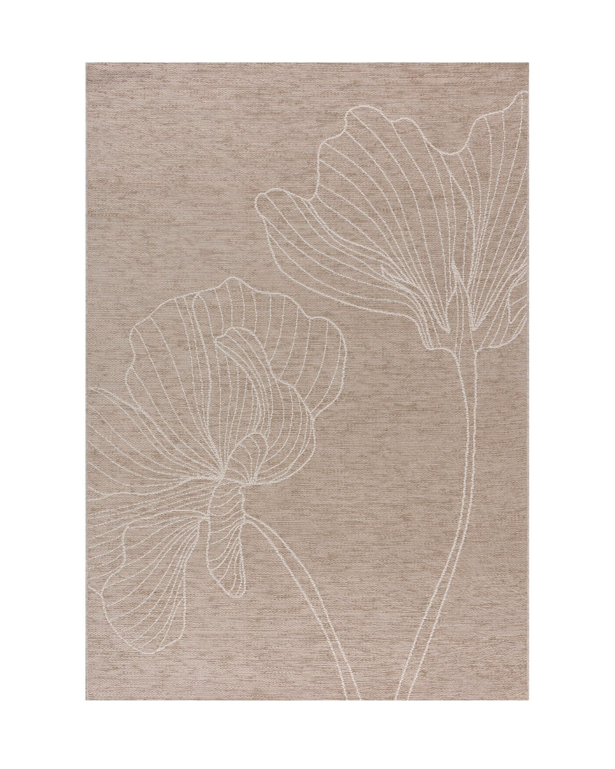 Vloerkleed Velvet beige / zand 160x230 cm