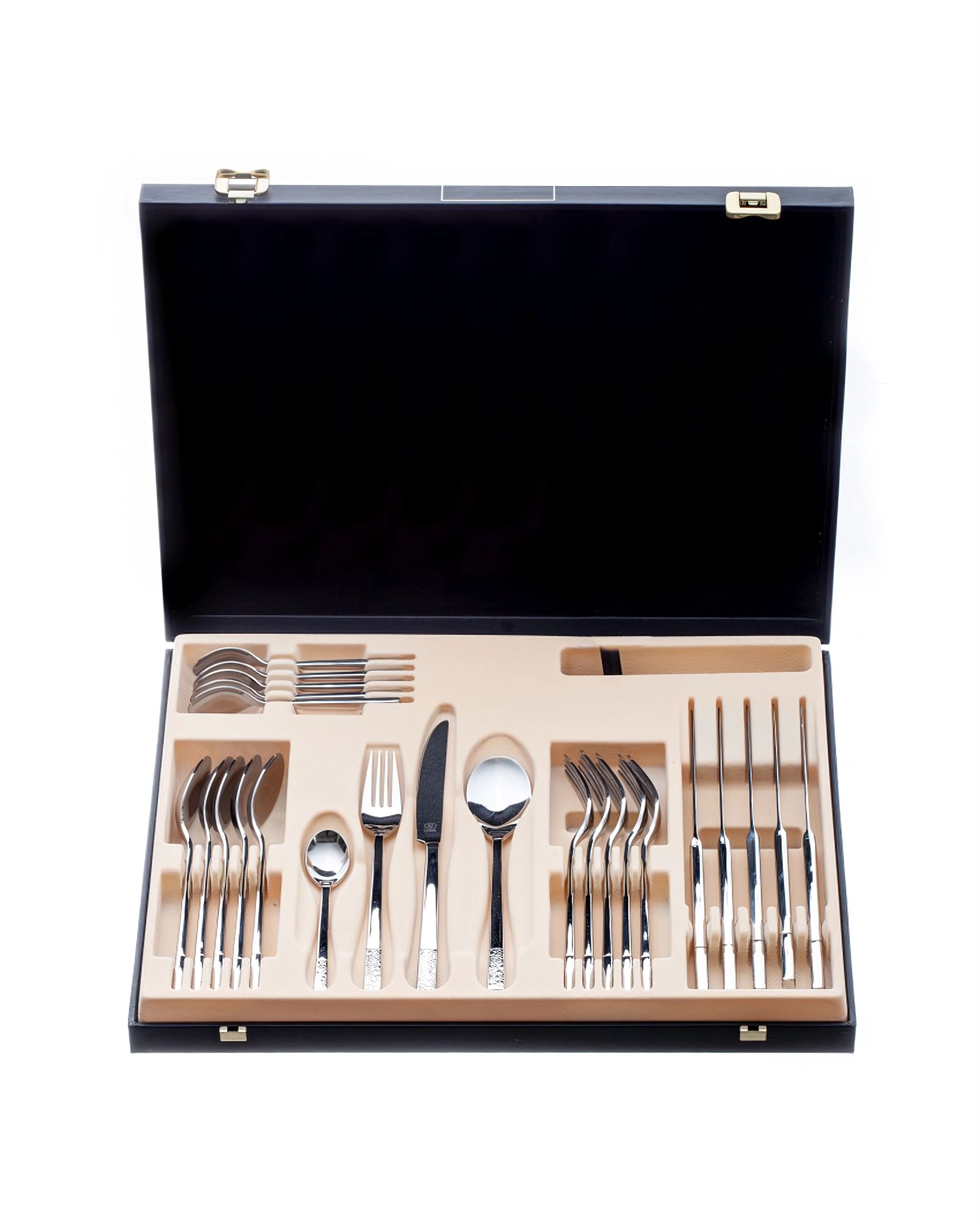 Bestekset Fiori Platinum voor 6 personen (24-delig) (hover)