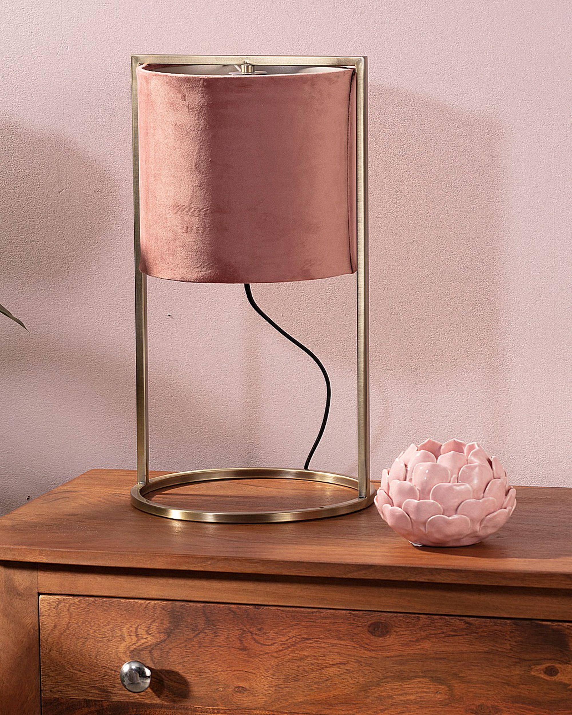 Tafellamp Santos Pink&Gold 45 cm (hover)