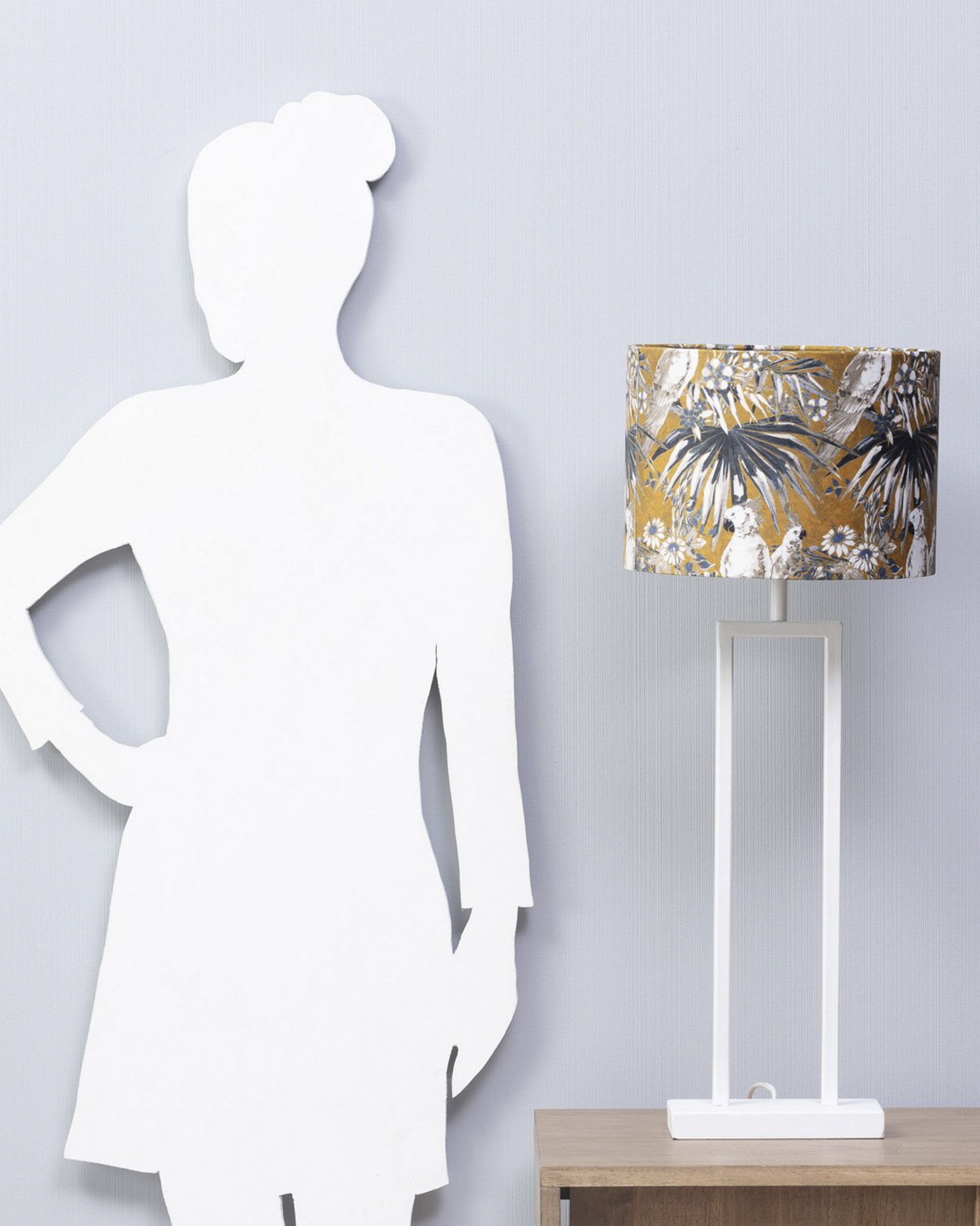 Tafelllamp White Parot 78cm (hover)