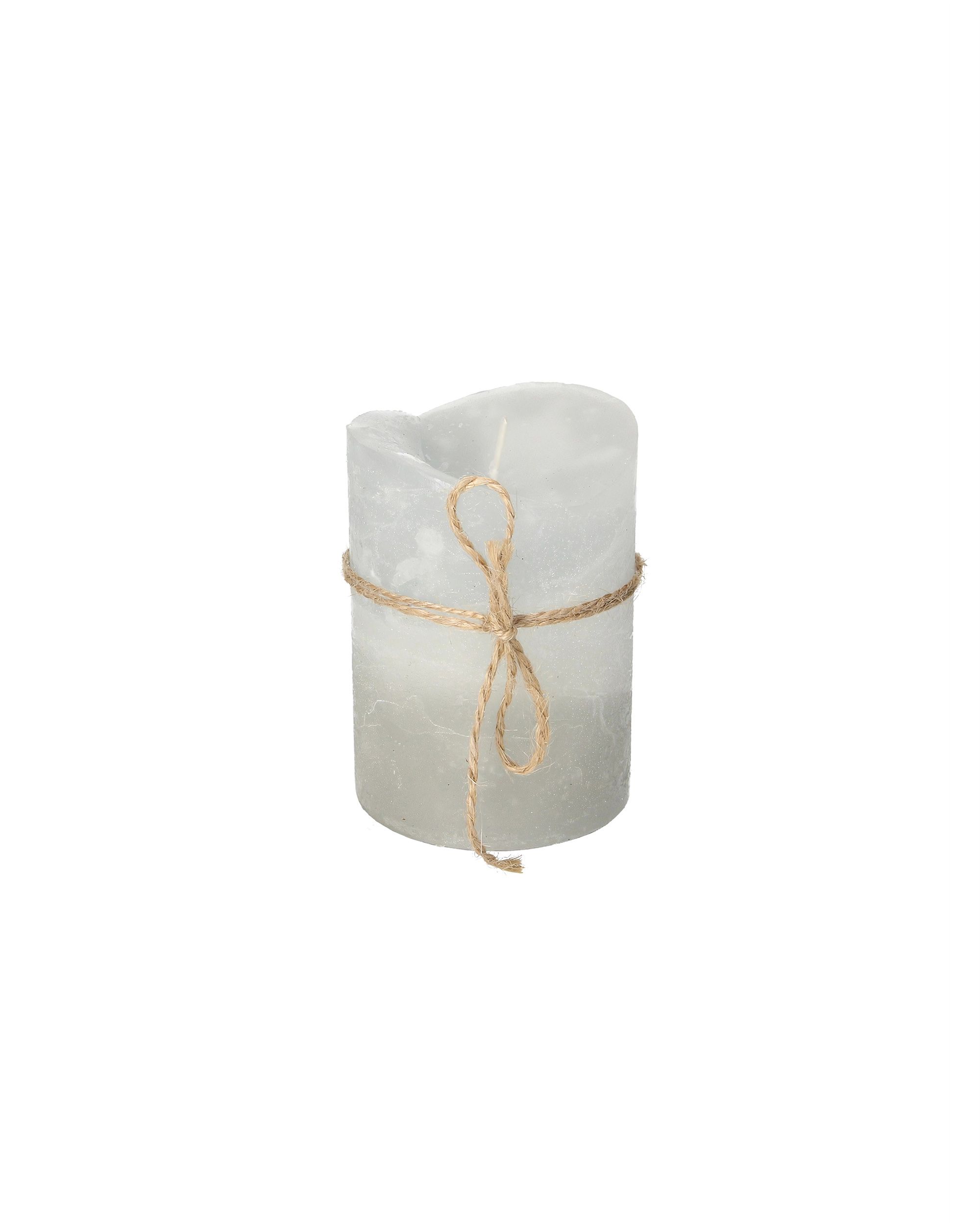 Kaars Dorotea 10 cm Grijs Kristal