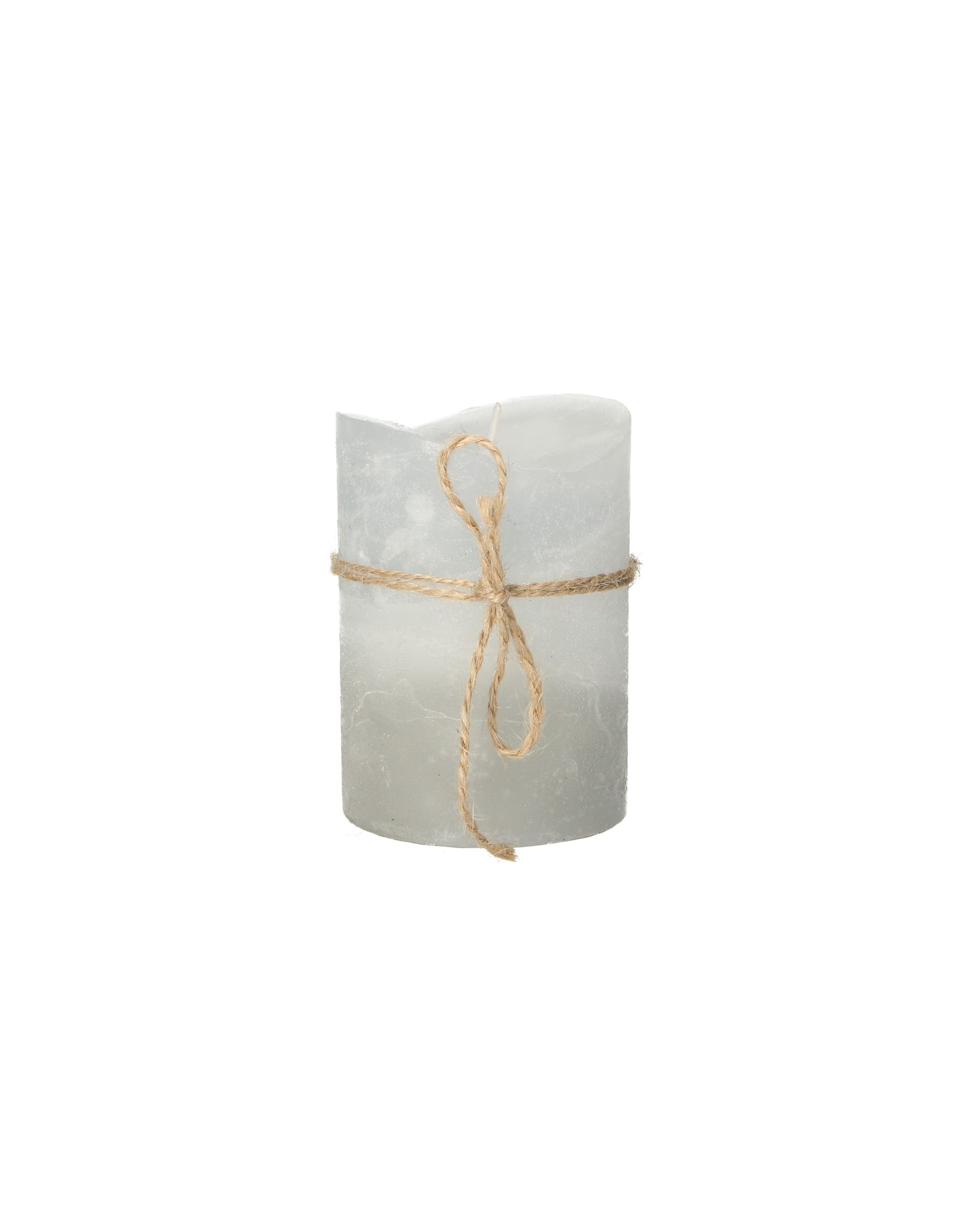 Kaars Dorotea 10 cm Grijs Kristal (hover)