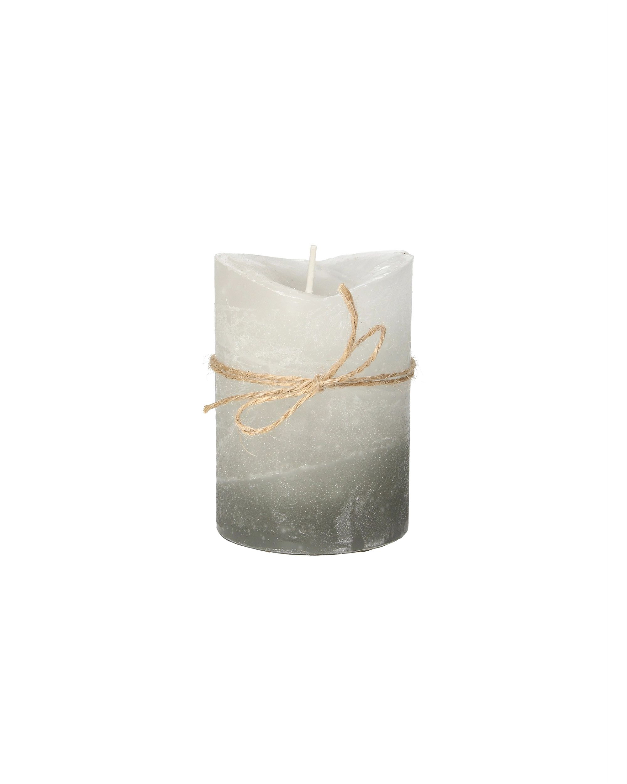 Kaars Dorotea 10 cm Donkergrijs Kristal
