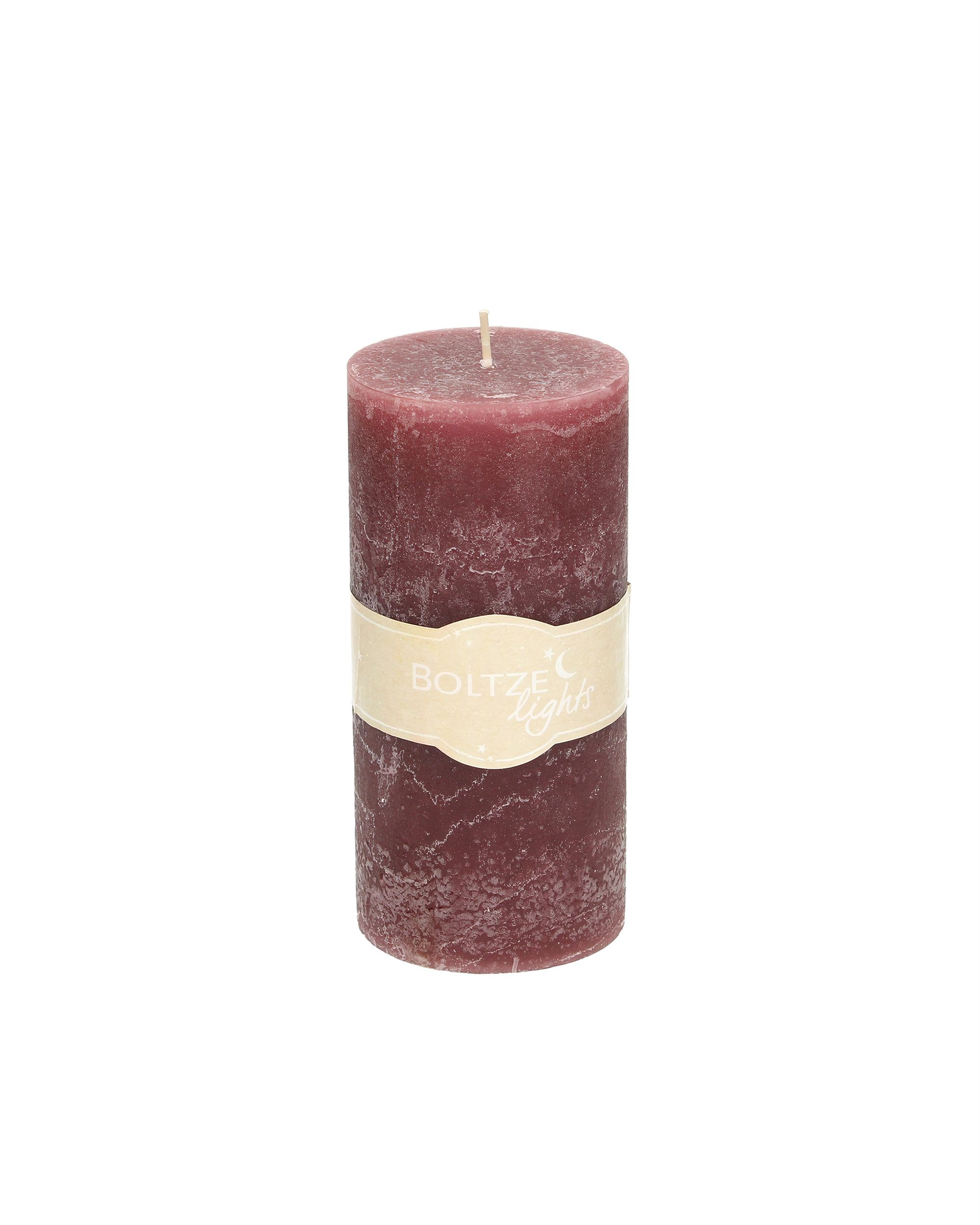 Kaars Lea 15 cm Bordeauxrood