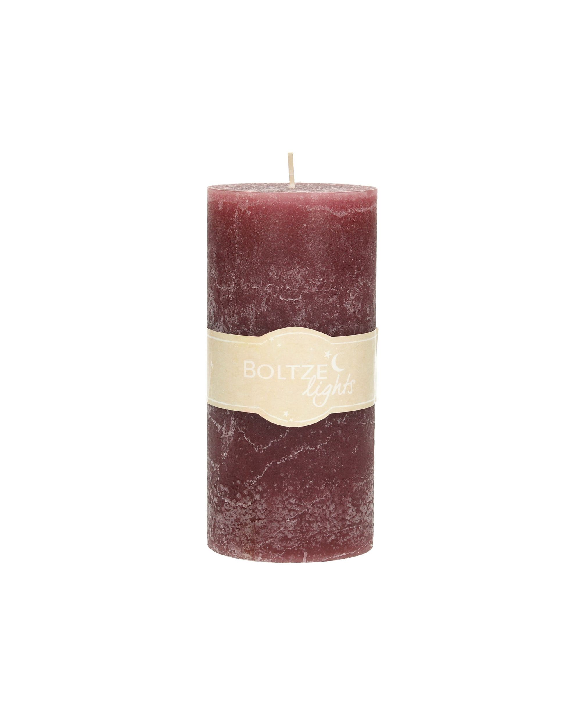 Kaars Lea 15 cm Bordeauxrood (hover)