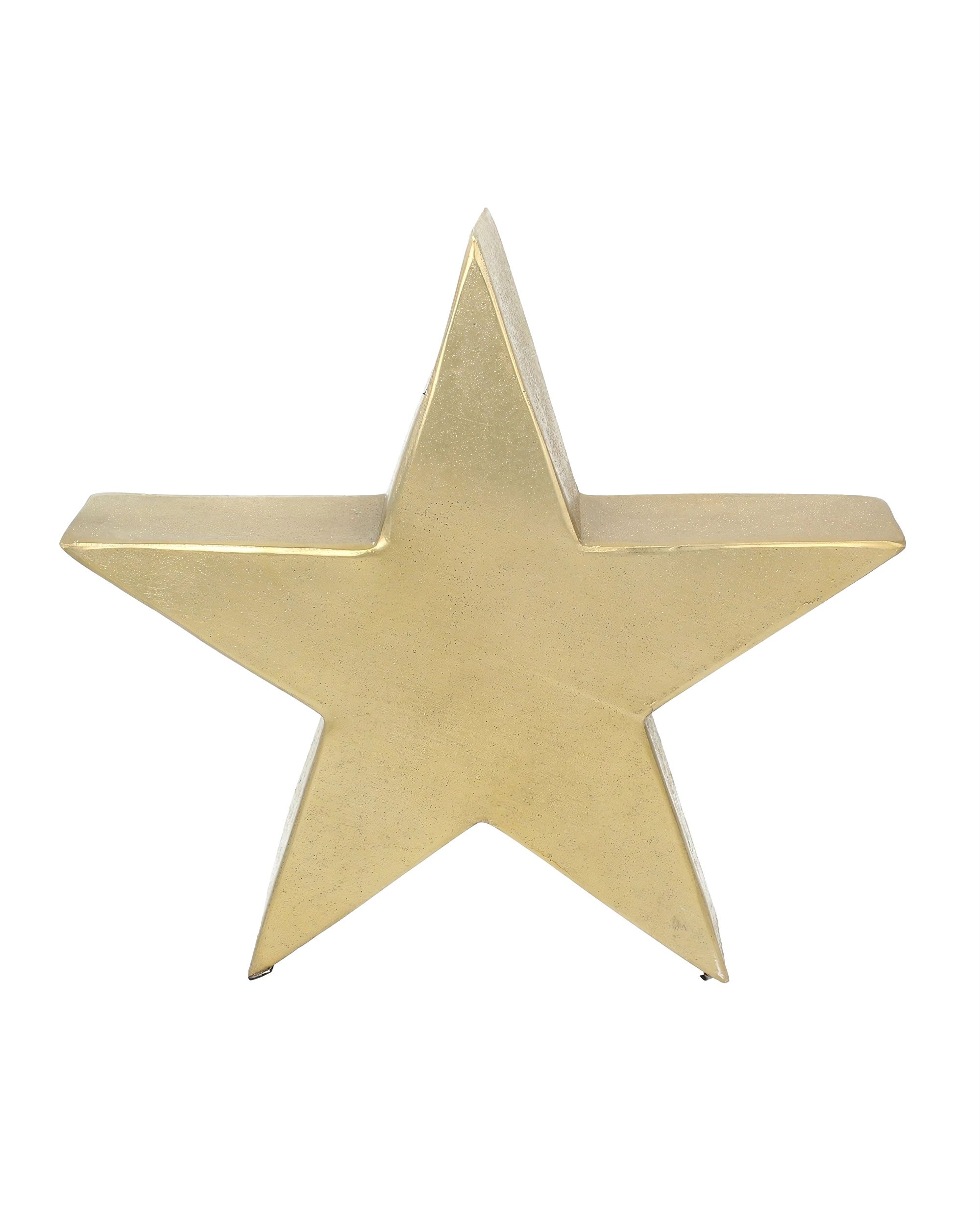 Decoratie Christmas Star 38 cm goudkleurig