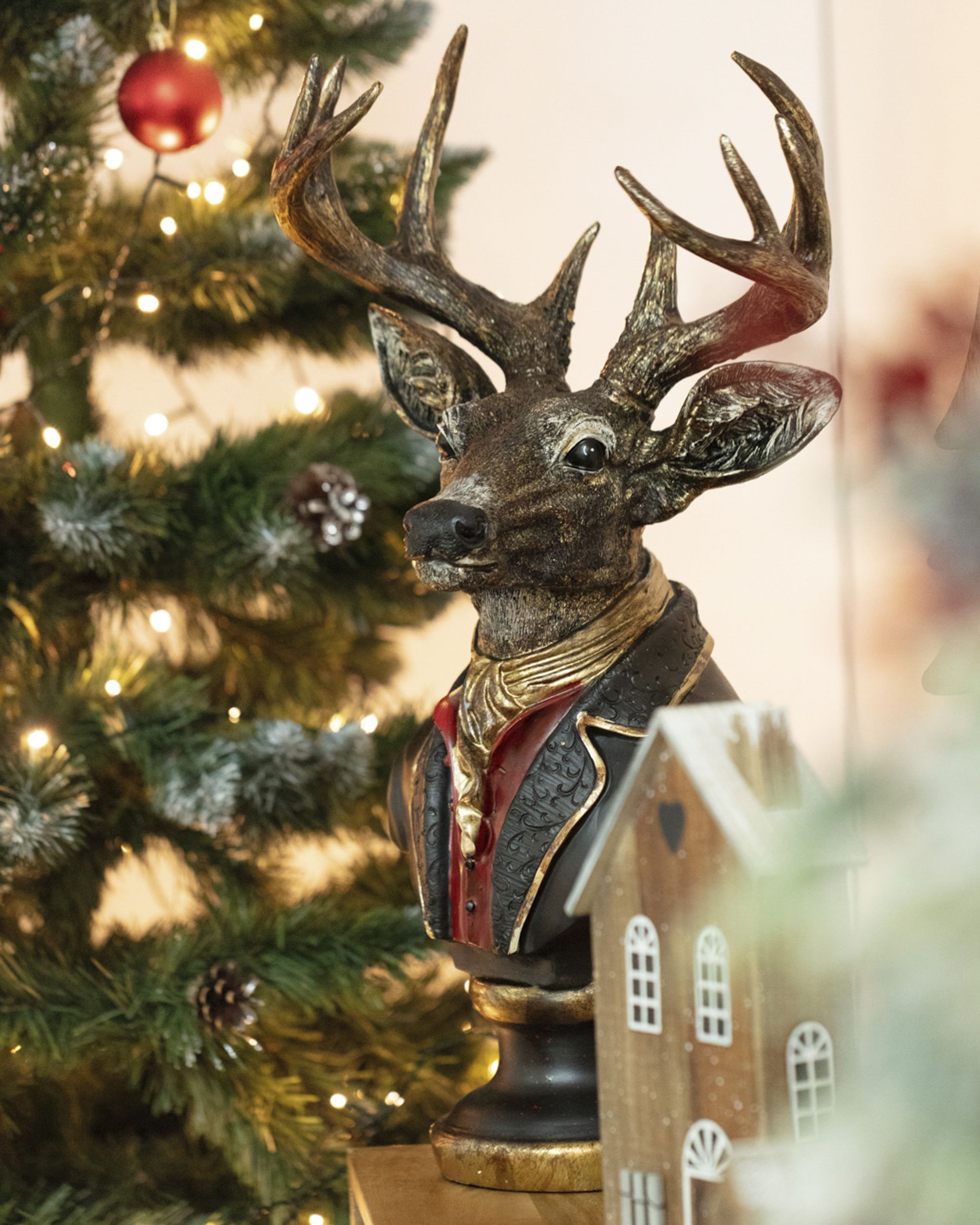 Decoratie Lord Deer 30x22x58 cm (hover)