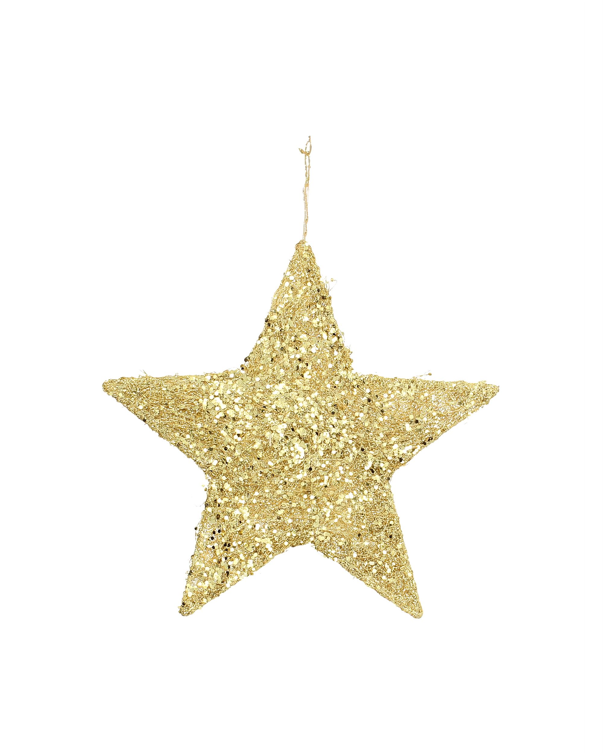 Decoratie Golden Star 30 cm