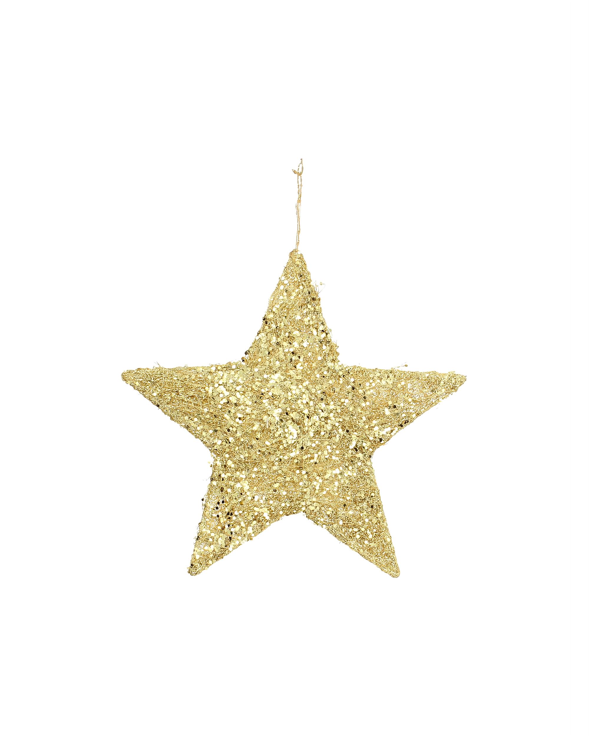 Decoratie Golden Star 25 cm