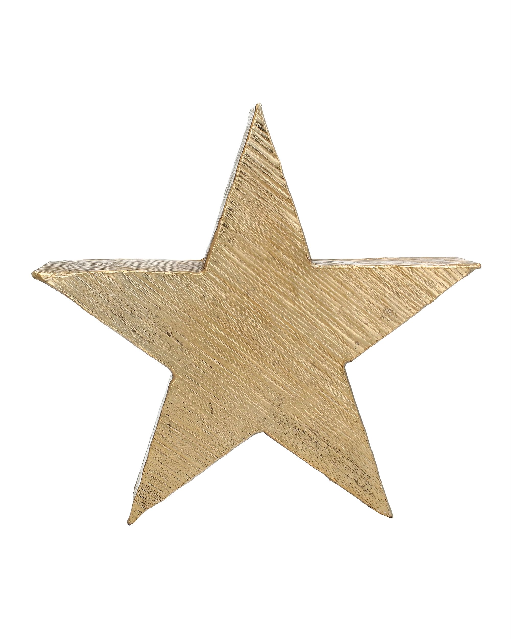 Decoratie Gold Star 32 cm