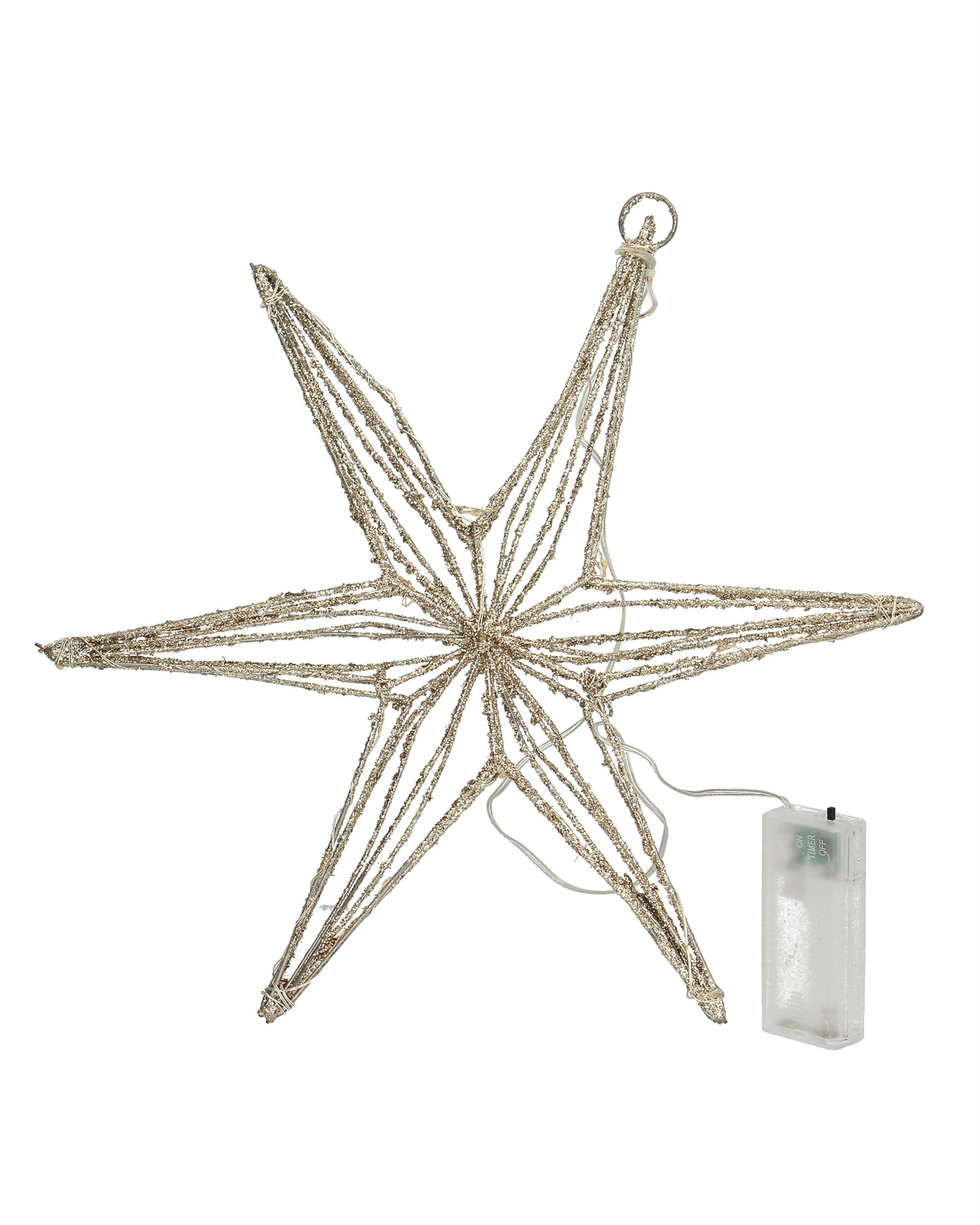 Kerstornament Glitter Ster 30cm