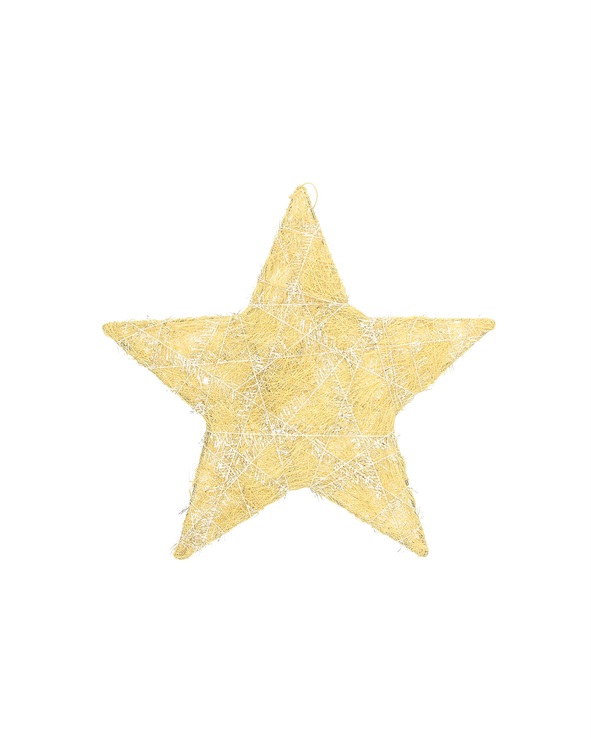 Kerstboomster Golden Star 25cm