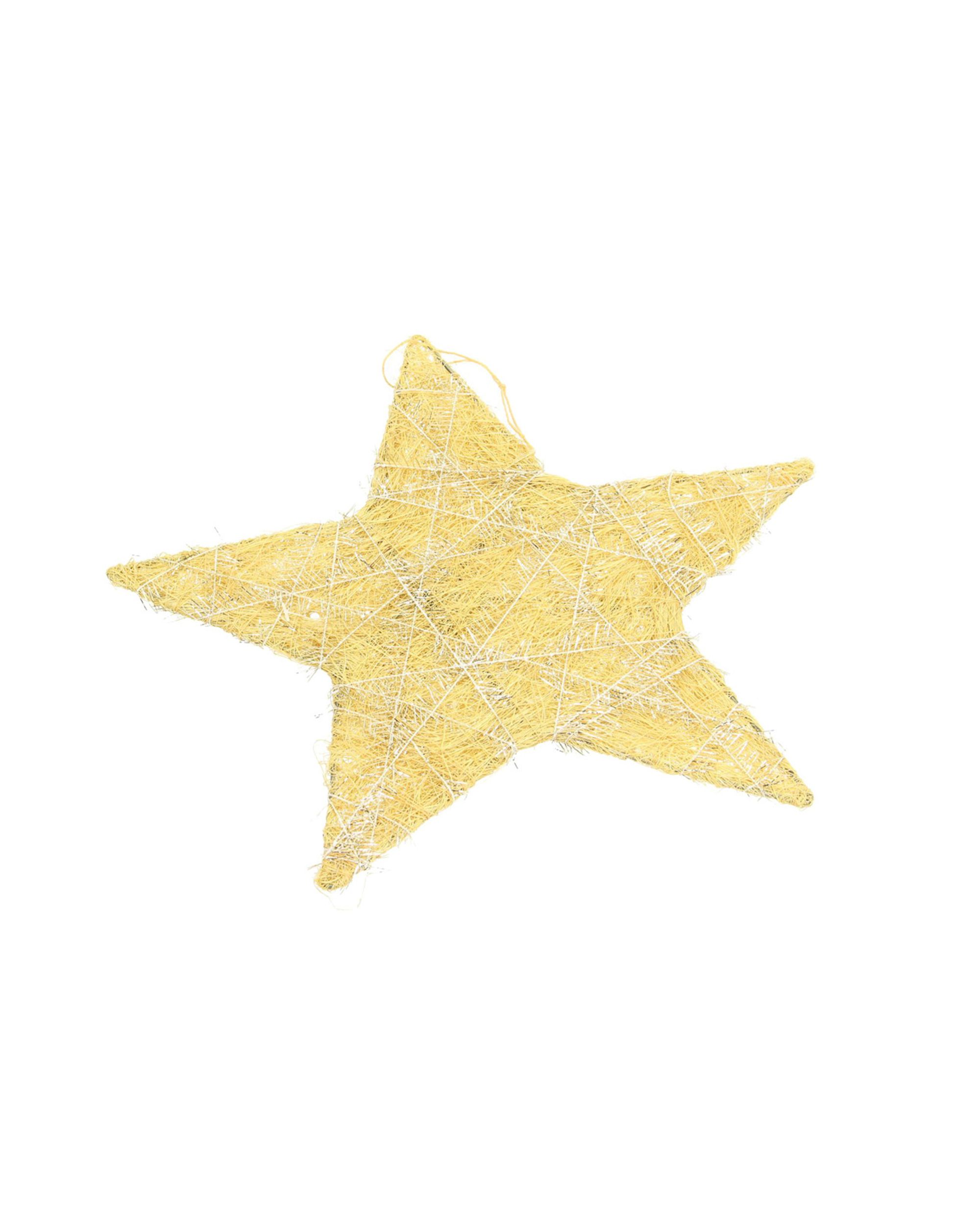 Kerstboomster Golden Star 25cm (hover)