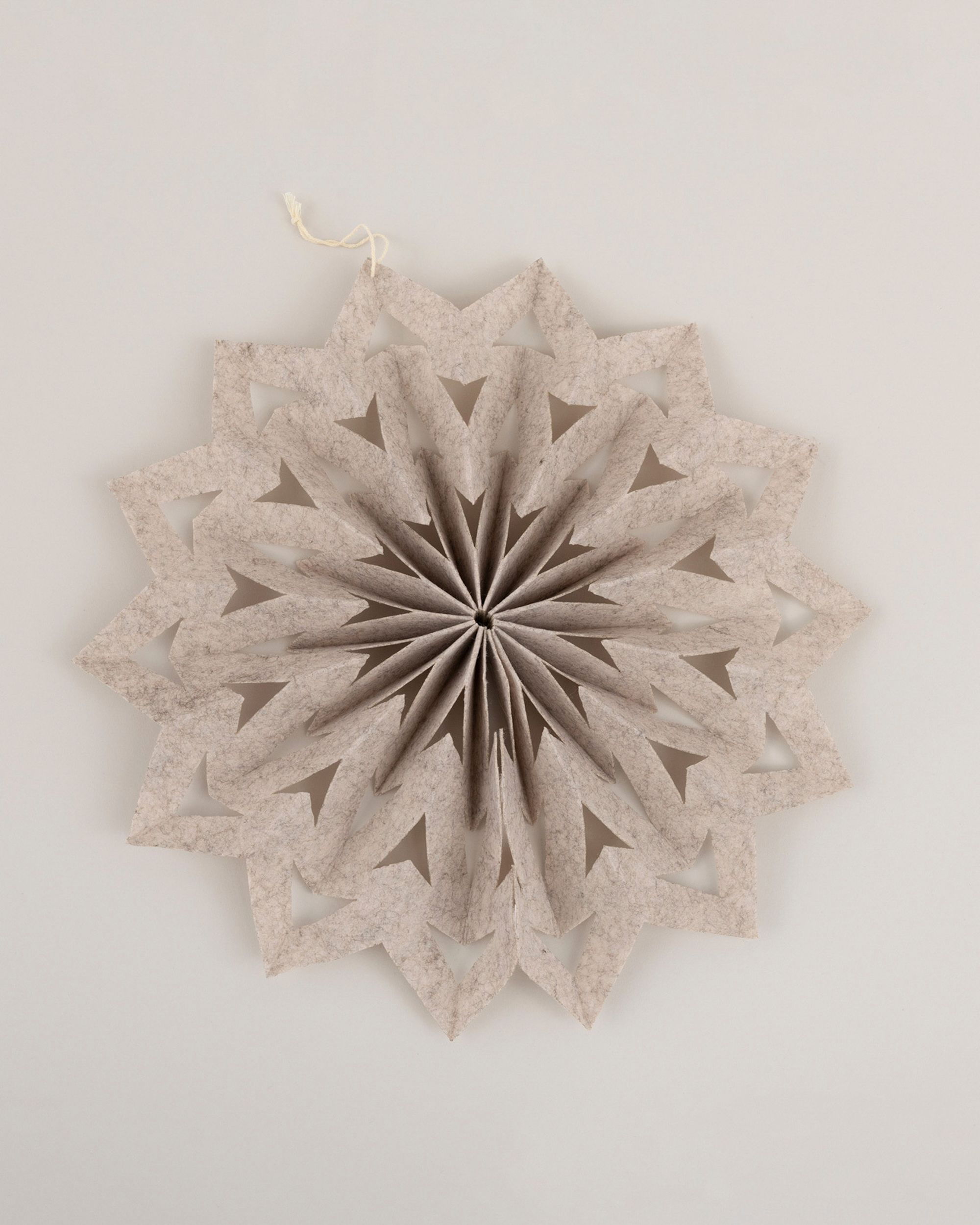 Vilten Ster Nivalis II Beige 40 cm