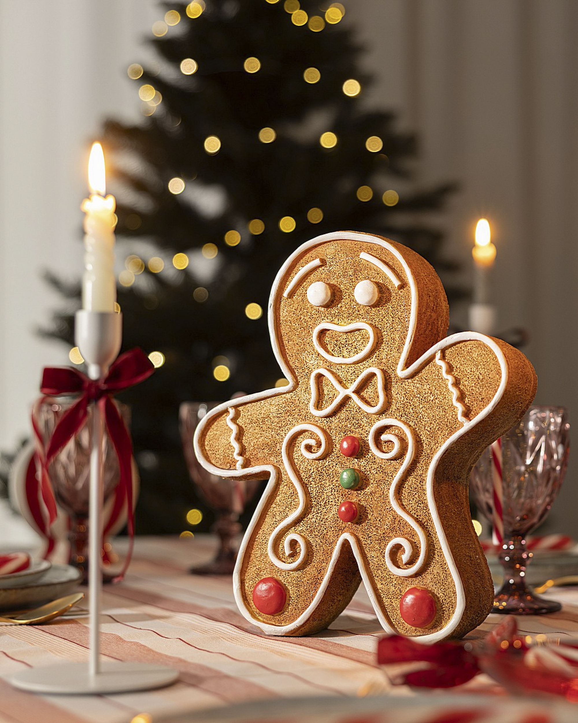 Decoratief object Gingerbread Man II 25x7x30 cm (hover)