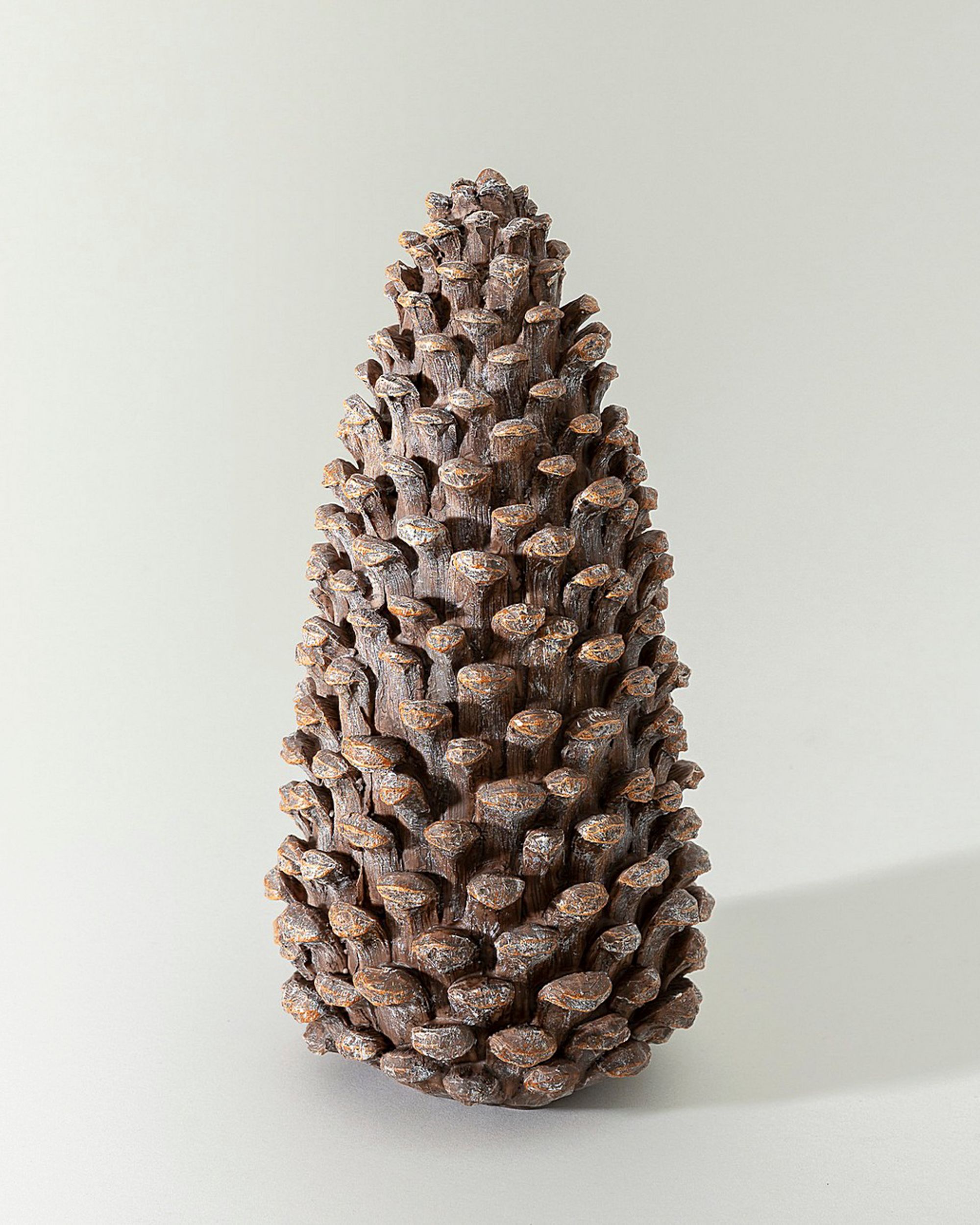 Decoratief object Dennenappel 14x14x28 cm