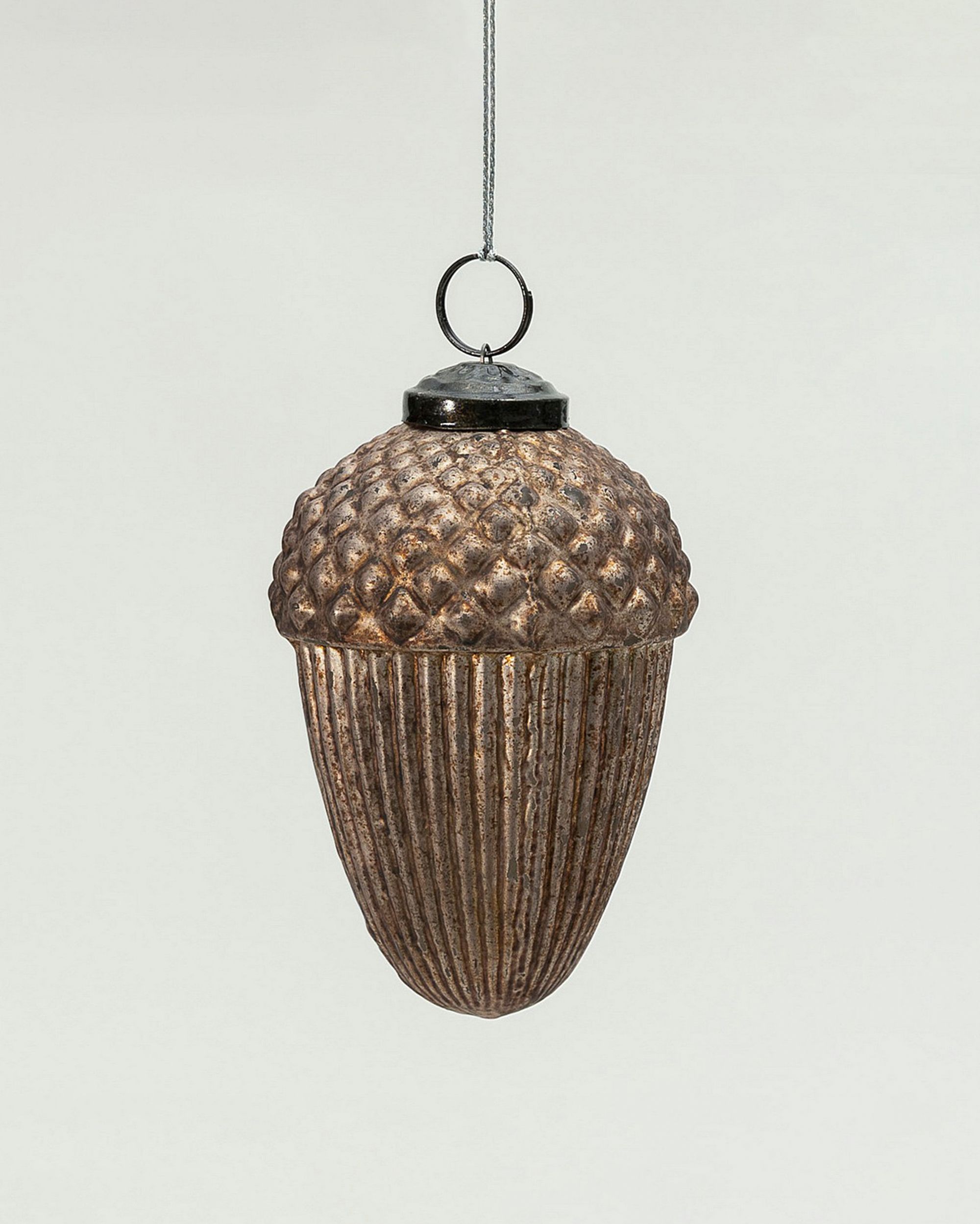 Kerstbal Acorn Goudkleurig 7x7x10 cm
