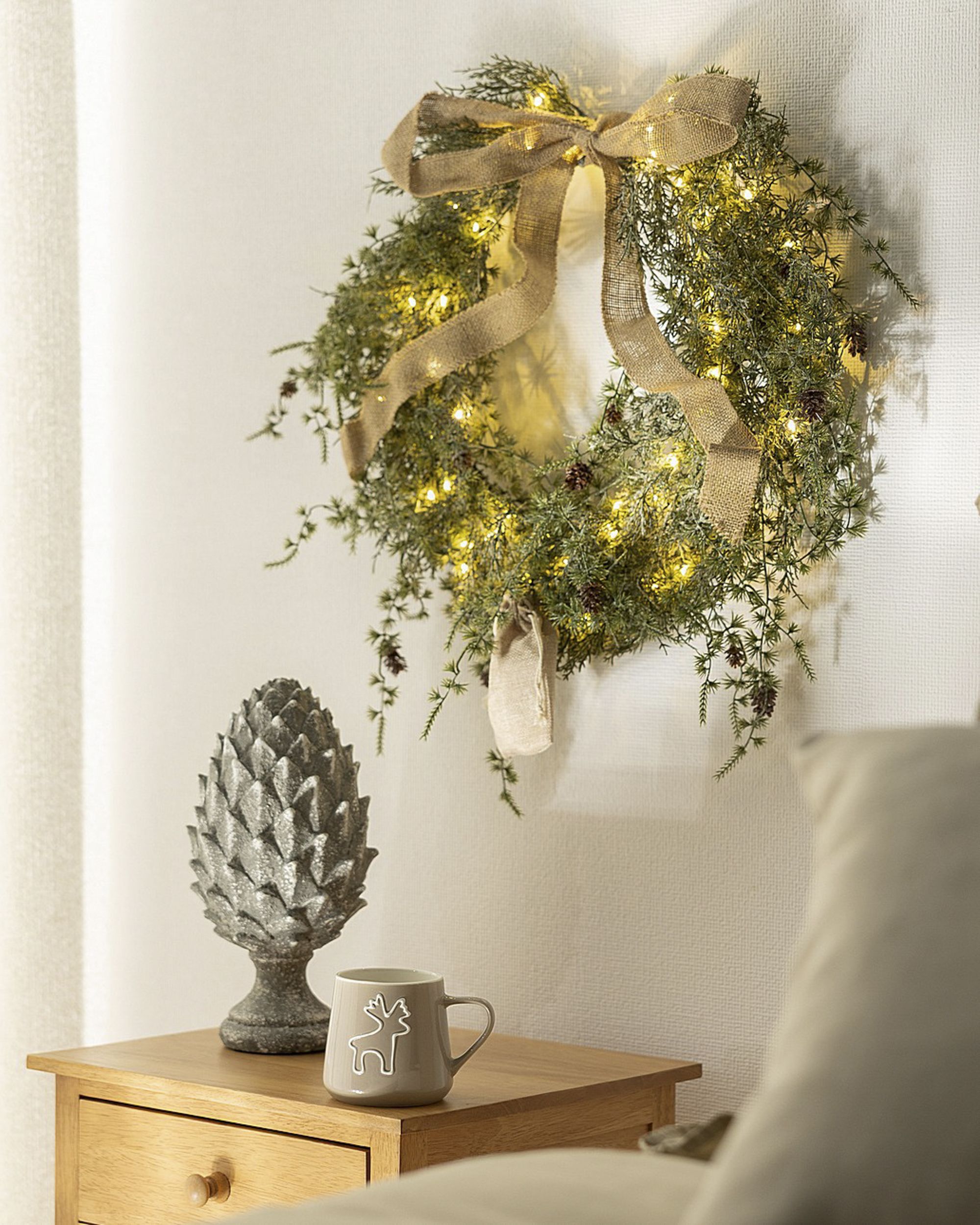 LED-lichtkrans Forest Charm 50 cm (hover)