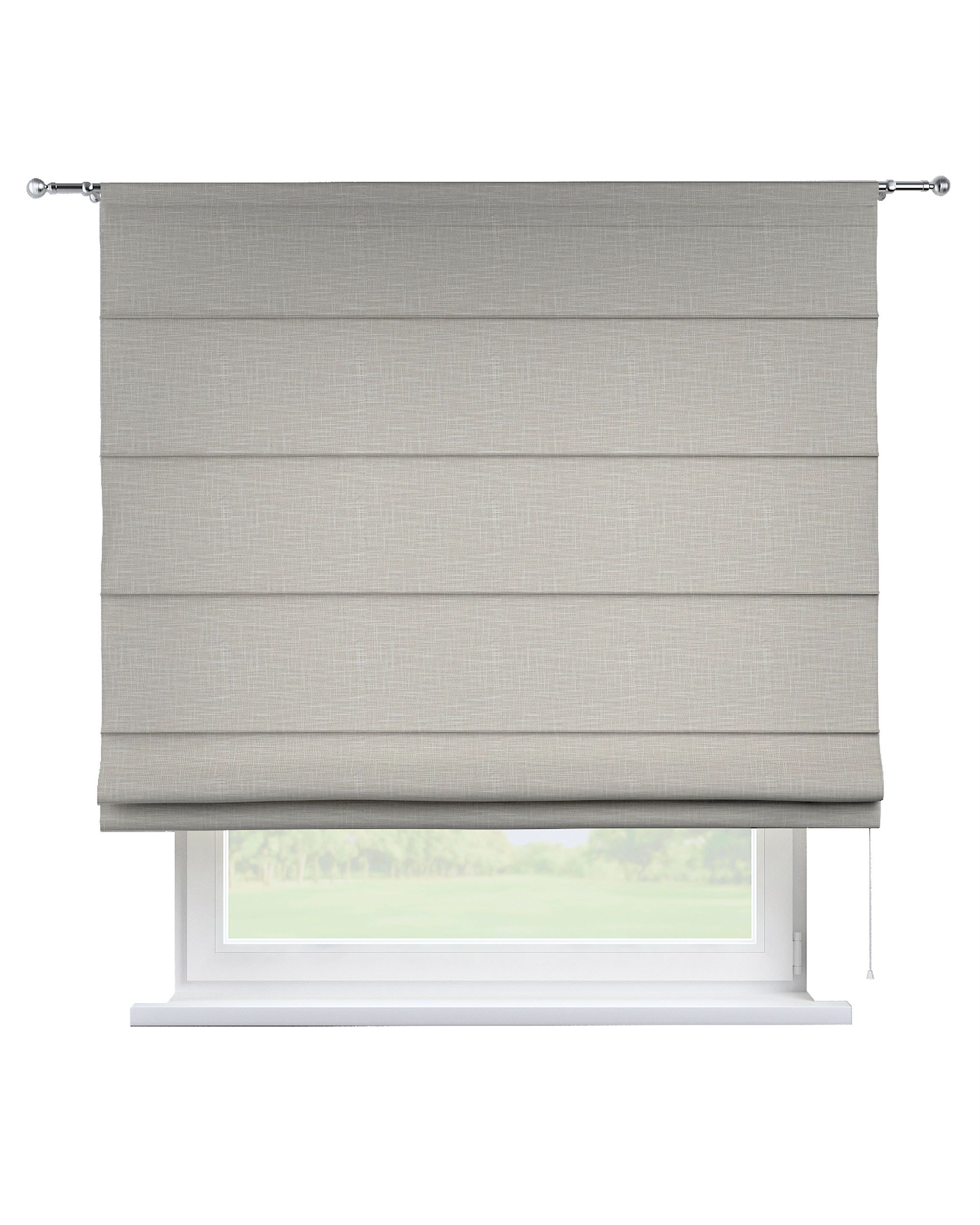 Vouwgordijn Turijn kleur product beige stof met structuur
