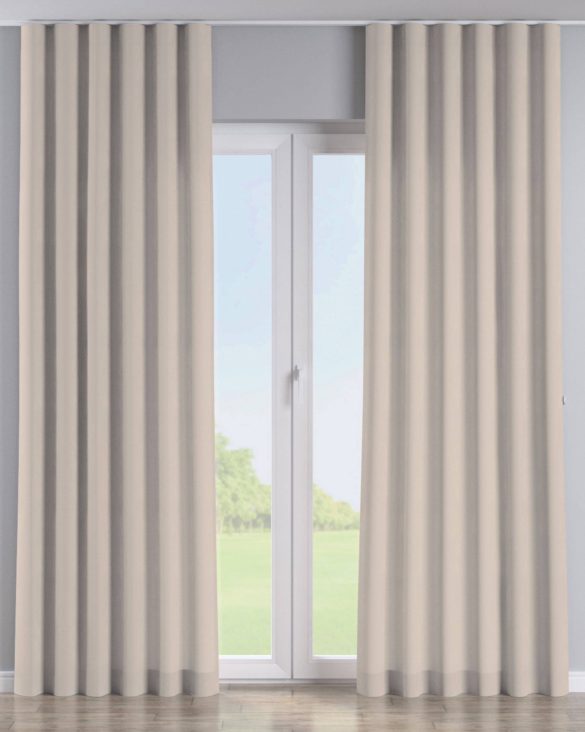 Golfgordijn kleur product beige