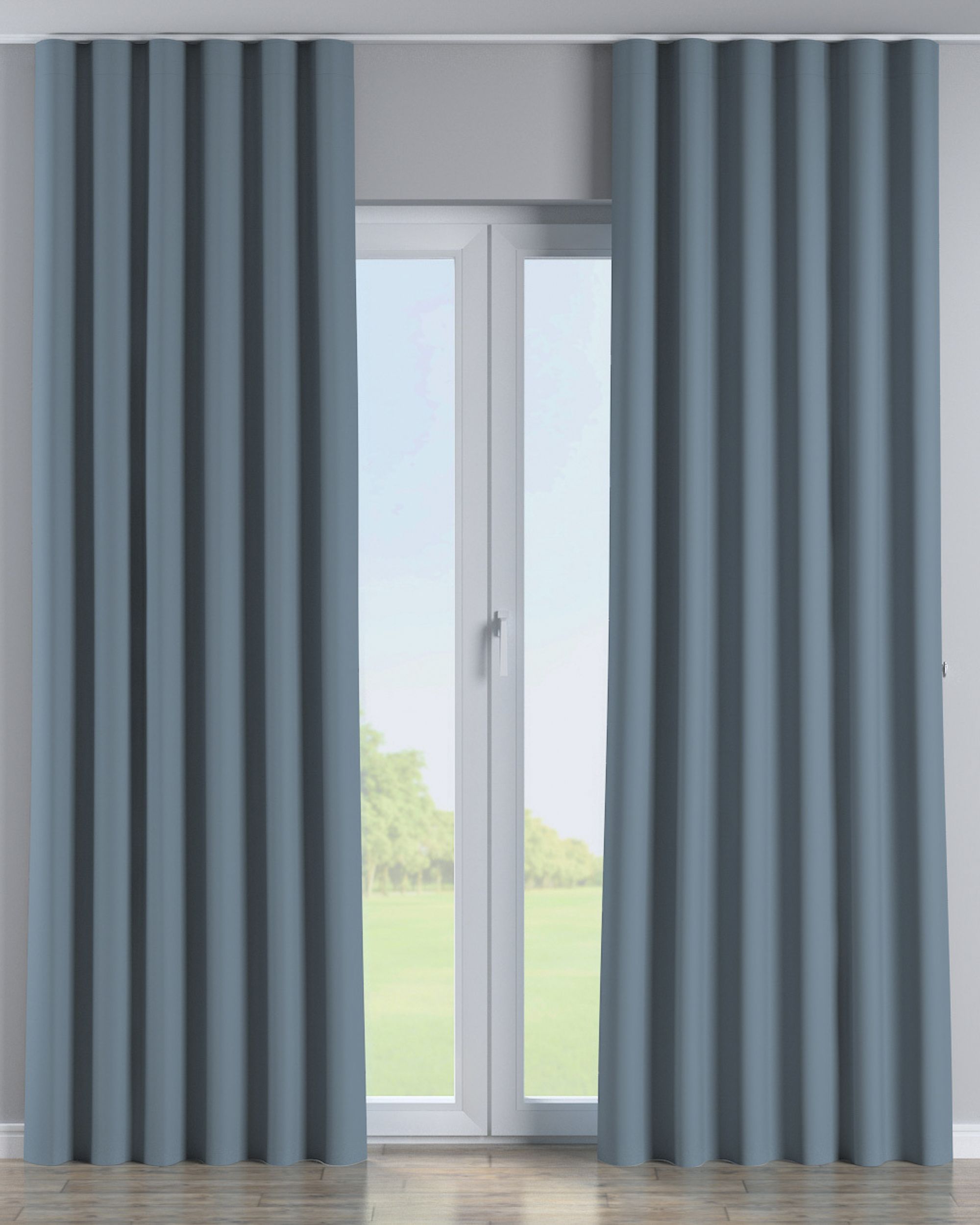 Golfgordijn kleur product blauw stof verduisterend