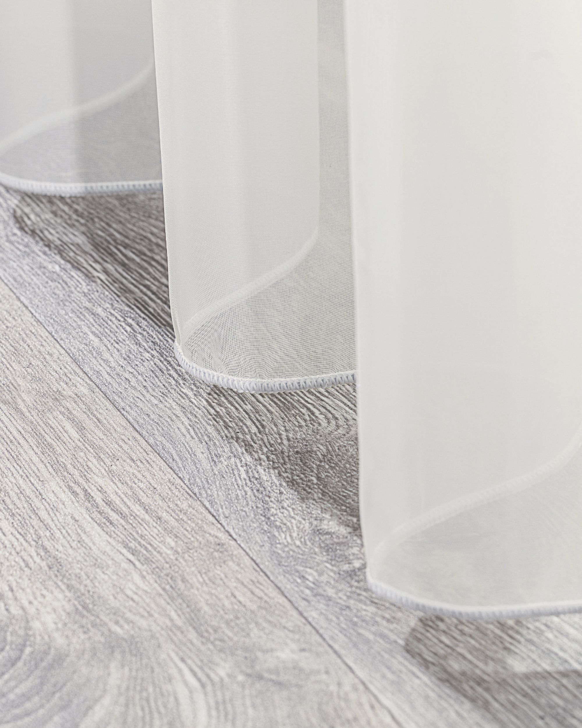 Vlinderplooi vitragegordijn kleur product cr&egrave;me stof halftransparant, met structuur (hover)