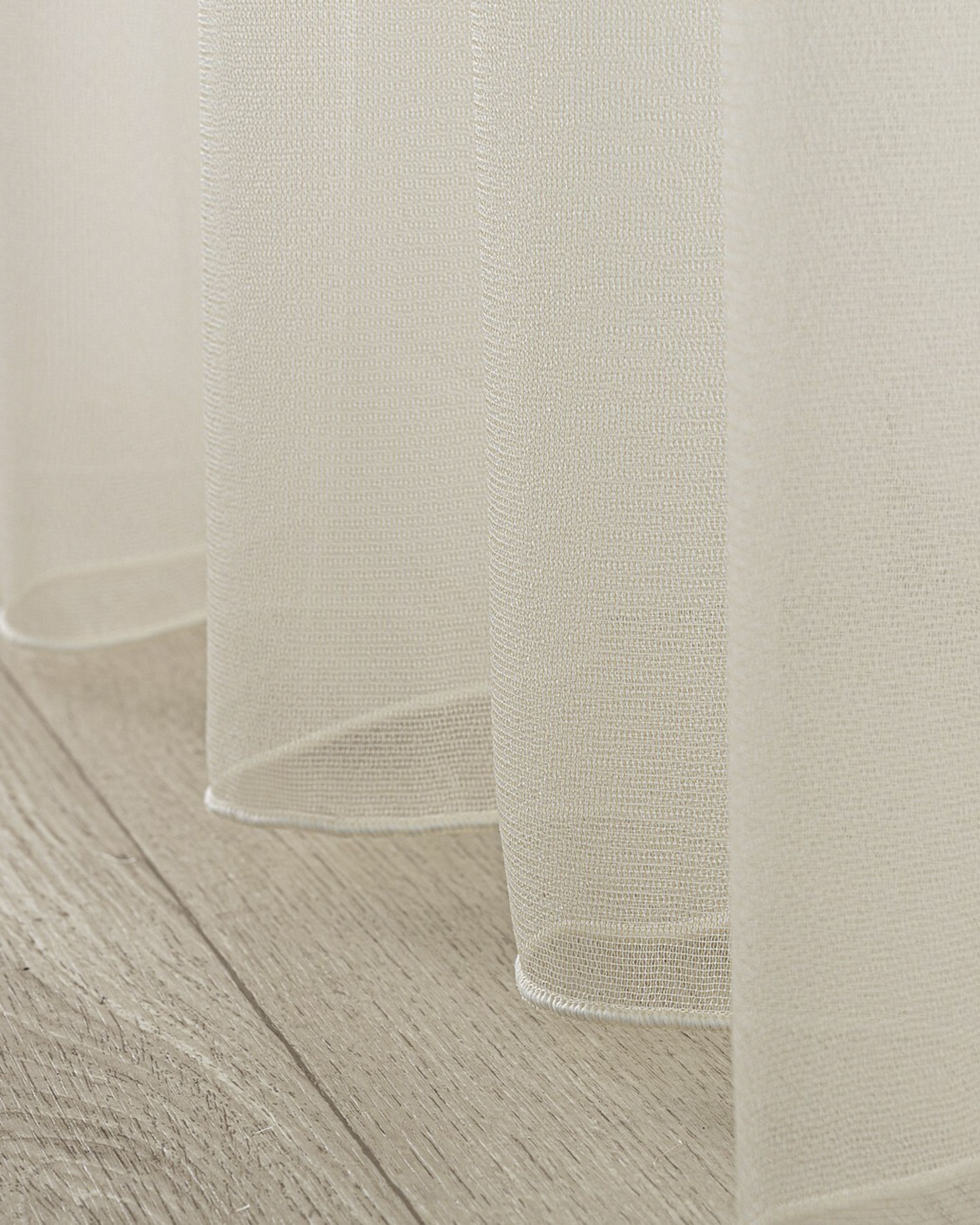 Vlinderplooi vitragegordijn kleur product goud stof halftransparant, glanzend, met structuur (hover)