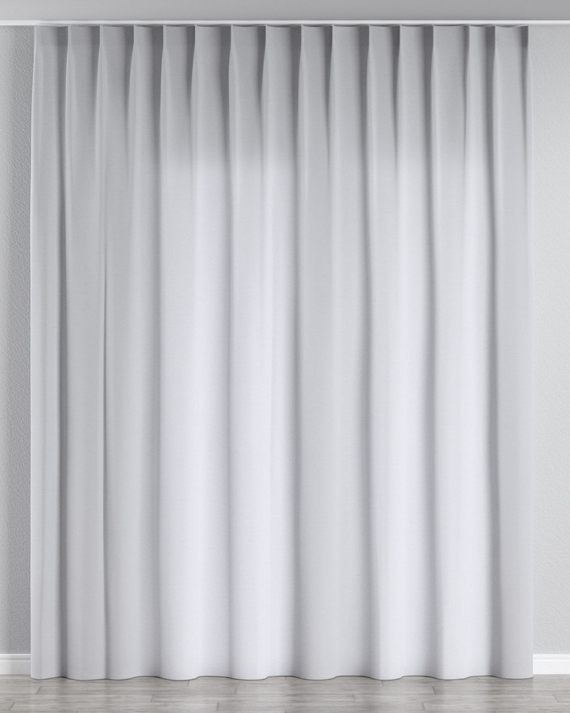 Vlinderplooi vitragegordijn kleur product crème stof halftransparant, met structuur, met patroon