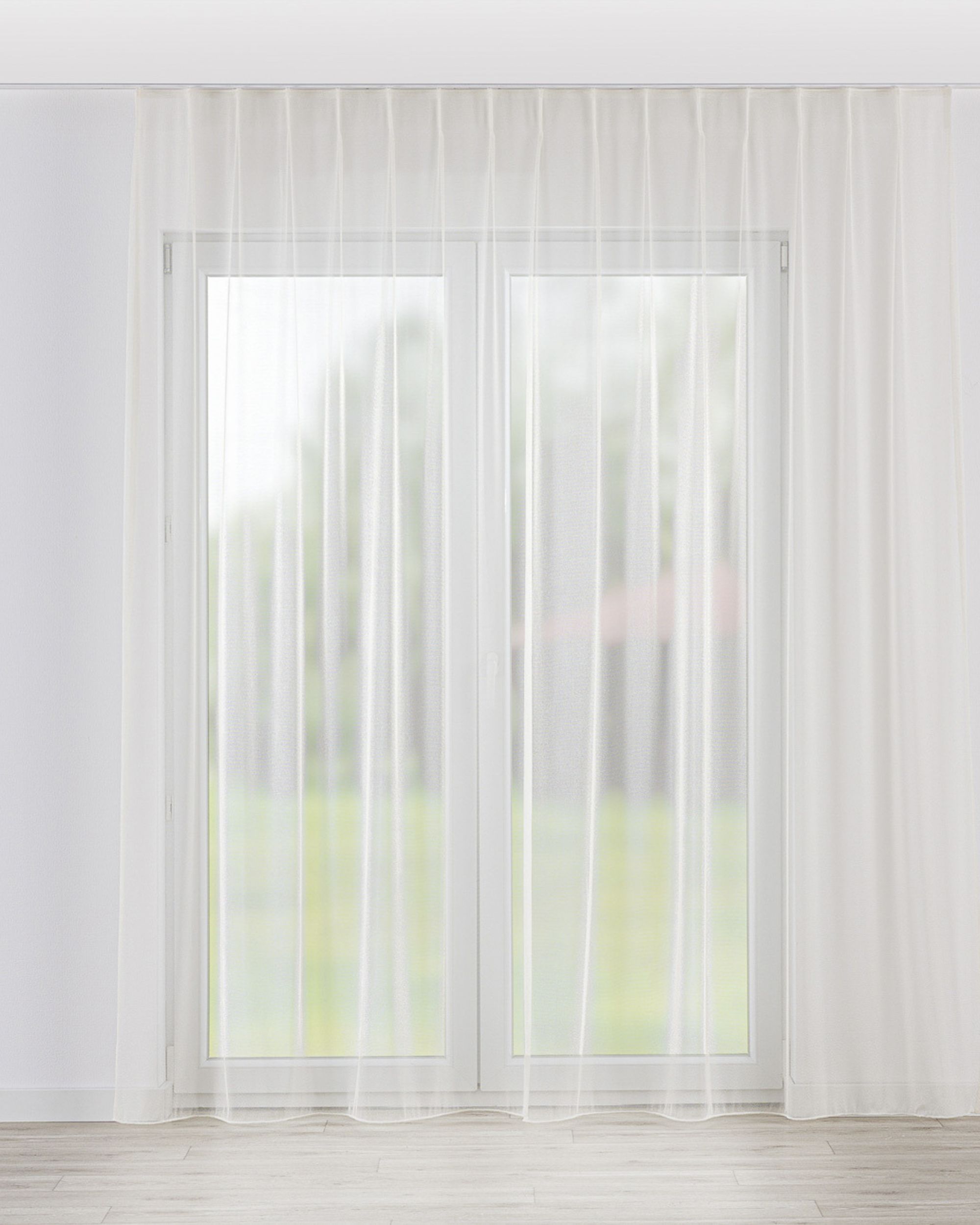 Vlinderplooi vitragegordijn kleur product goud stof halftransparant, glanzend, met structuur
