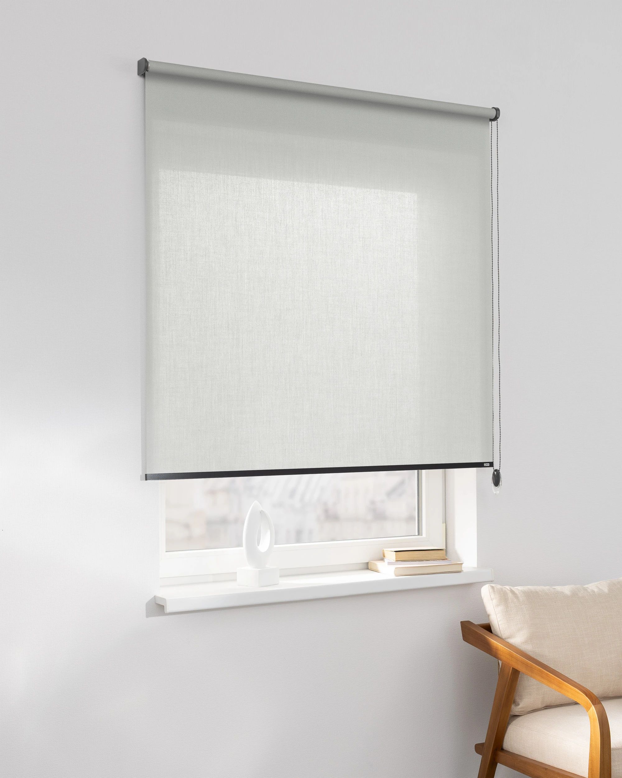 Rolgordijn Classic kleur product groen stof halftransparant