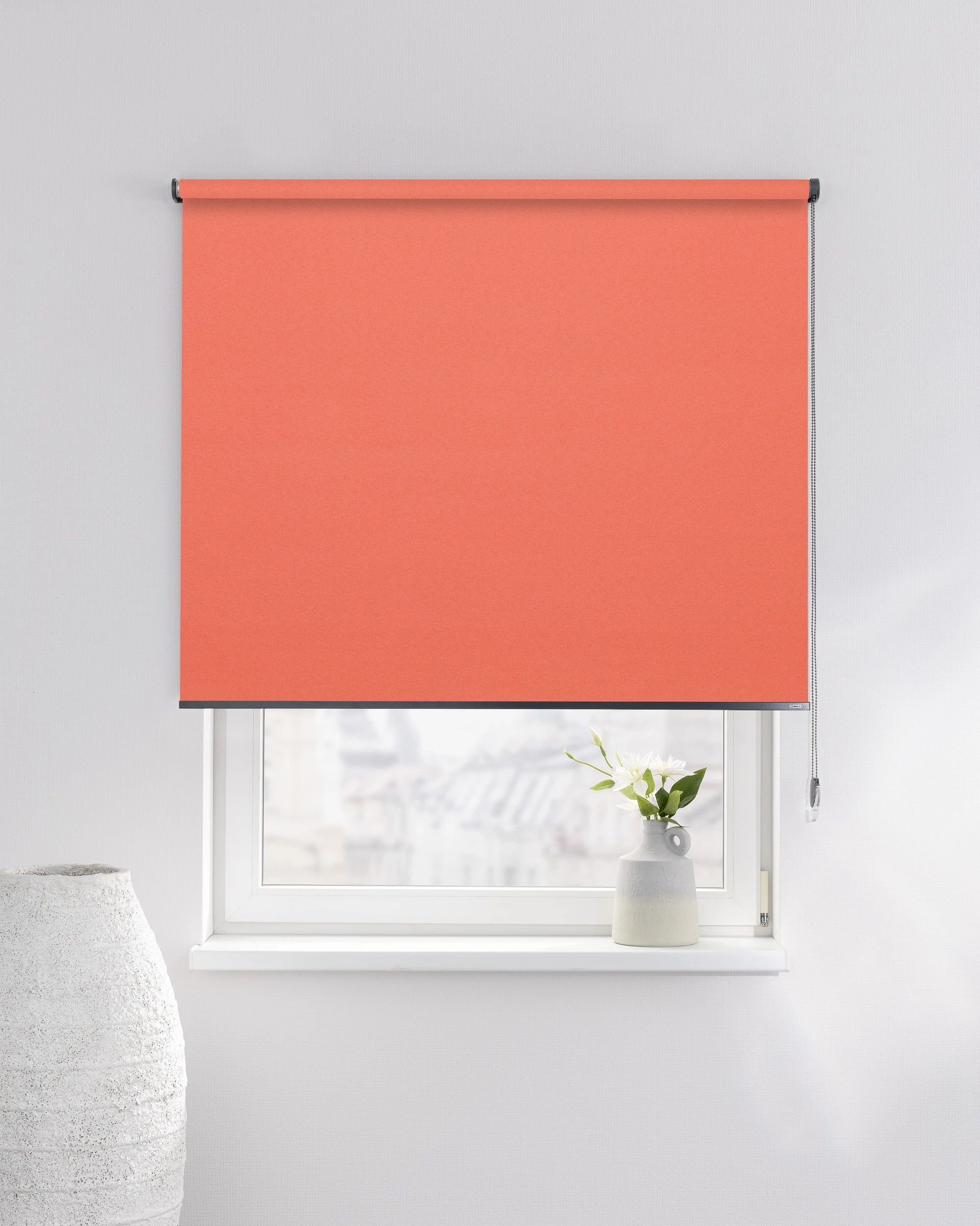 Rolgordijn Classic kleur product oranje stof verduisterend (hover)