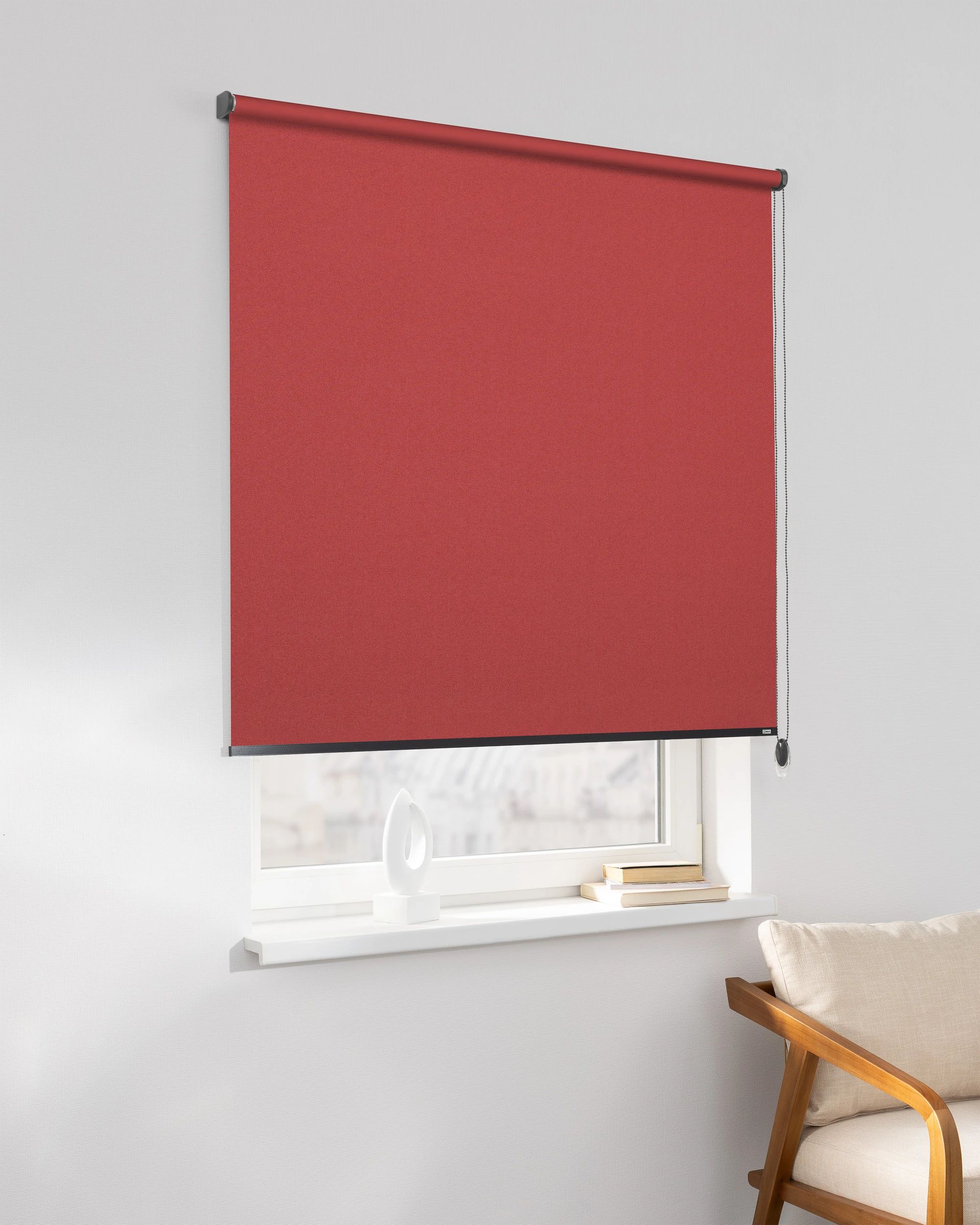 Rolgordijn Classic kleur product bordeaux stof verduisterend