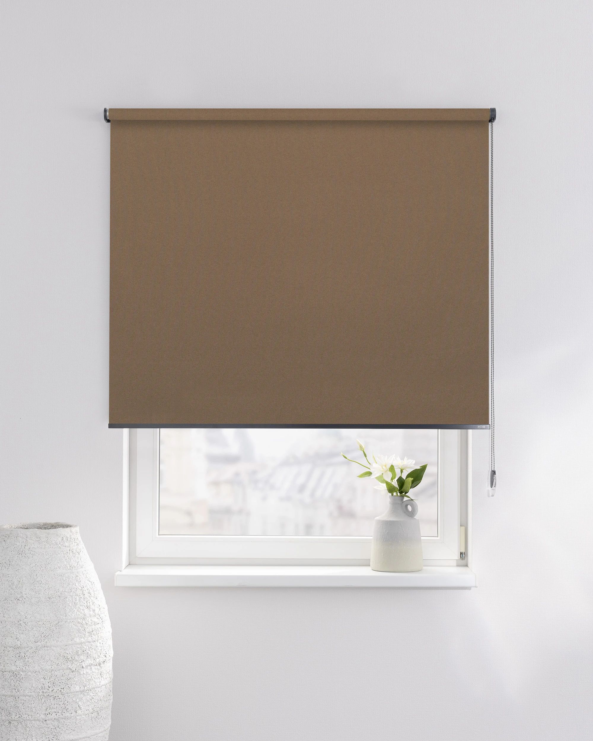 Rolgordijn Classic kleur product bruin stof verduisterend (hover)