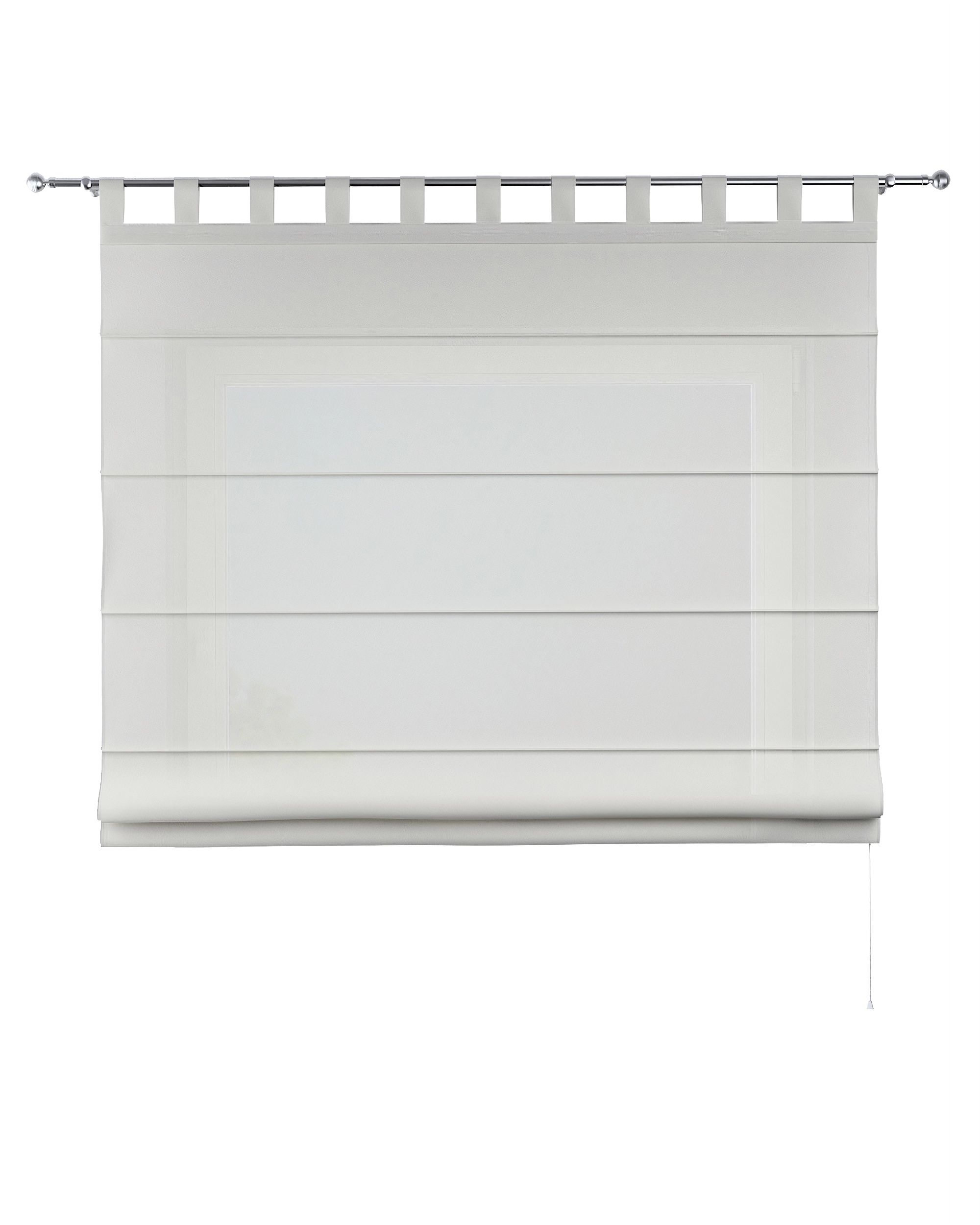 Vouwgordijn Verona kleur product crème stof halftransparant, met structuur (hover)