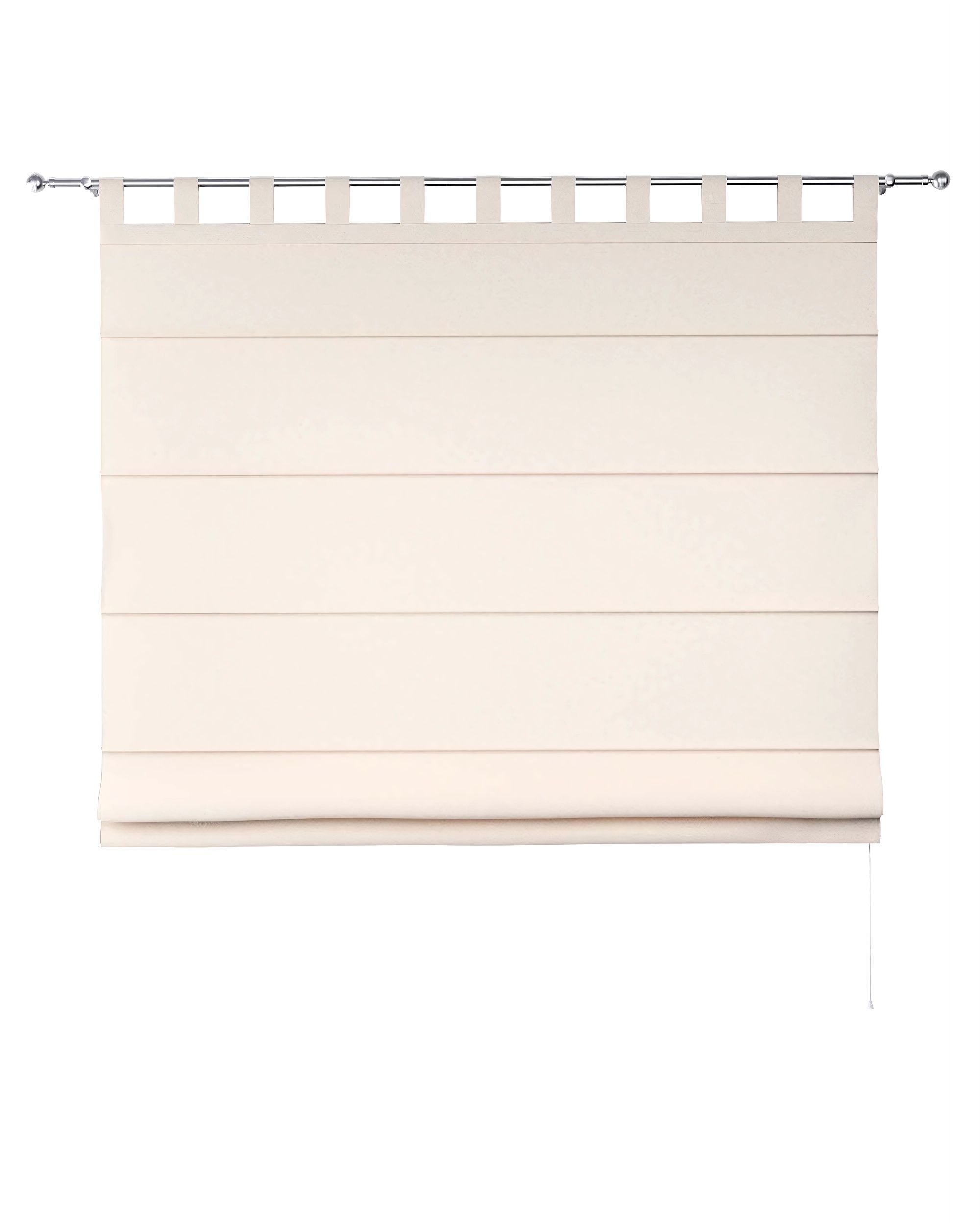 Vouwgordijn Verona kleur product beige stof met structuur (hover)