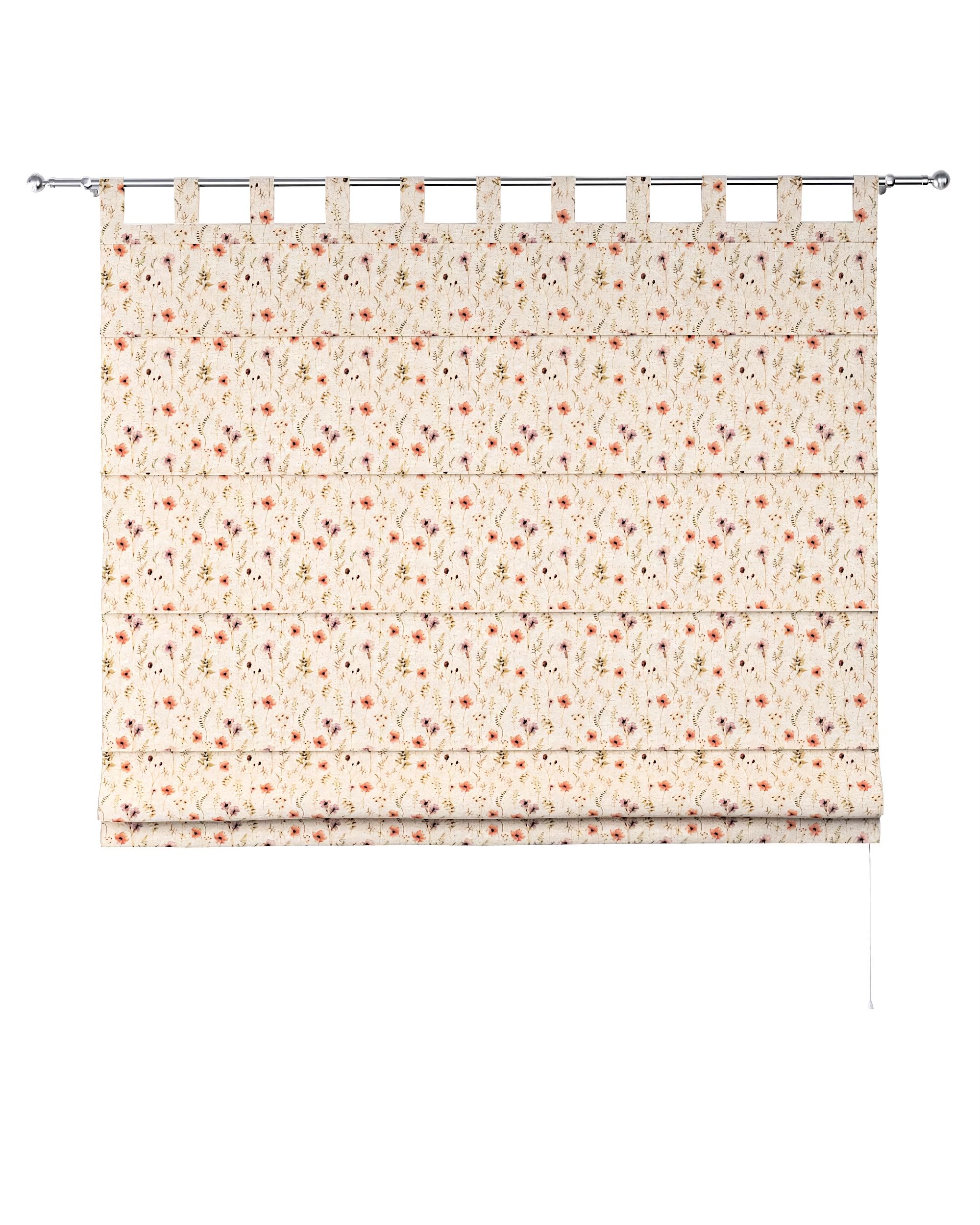 Vouwgordijn Verona kleur product meerkleurig stof met structuur, met patroon (hover)