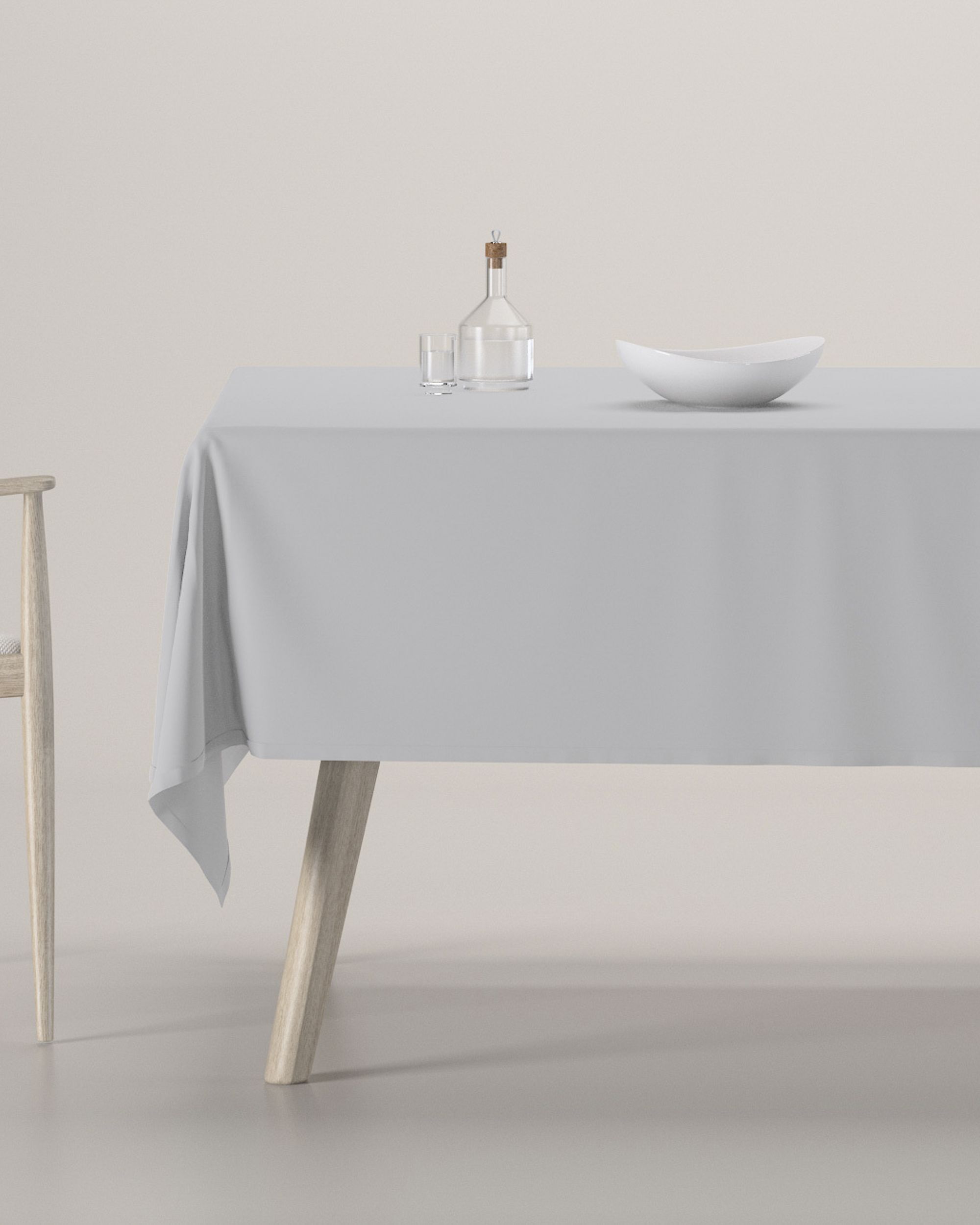 Rechthoekig tafelkleed kleur product grijs