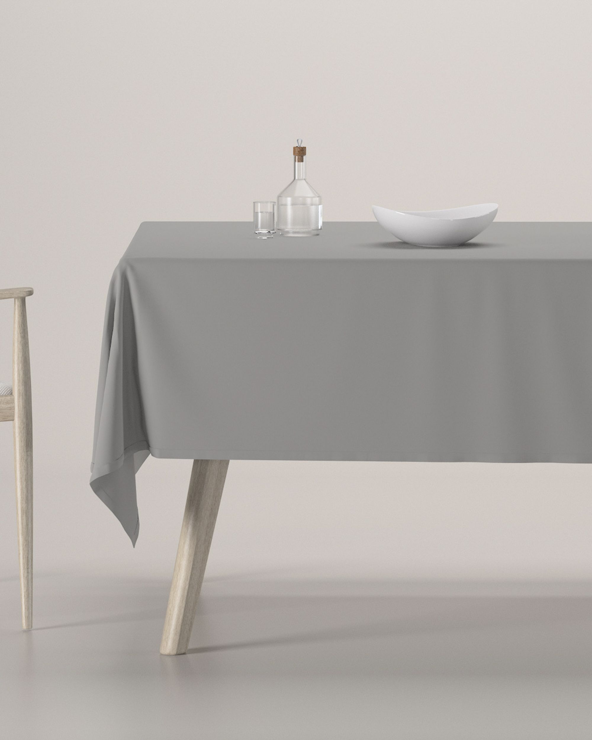 Rechthoekig tafelkleed kleur product grijs