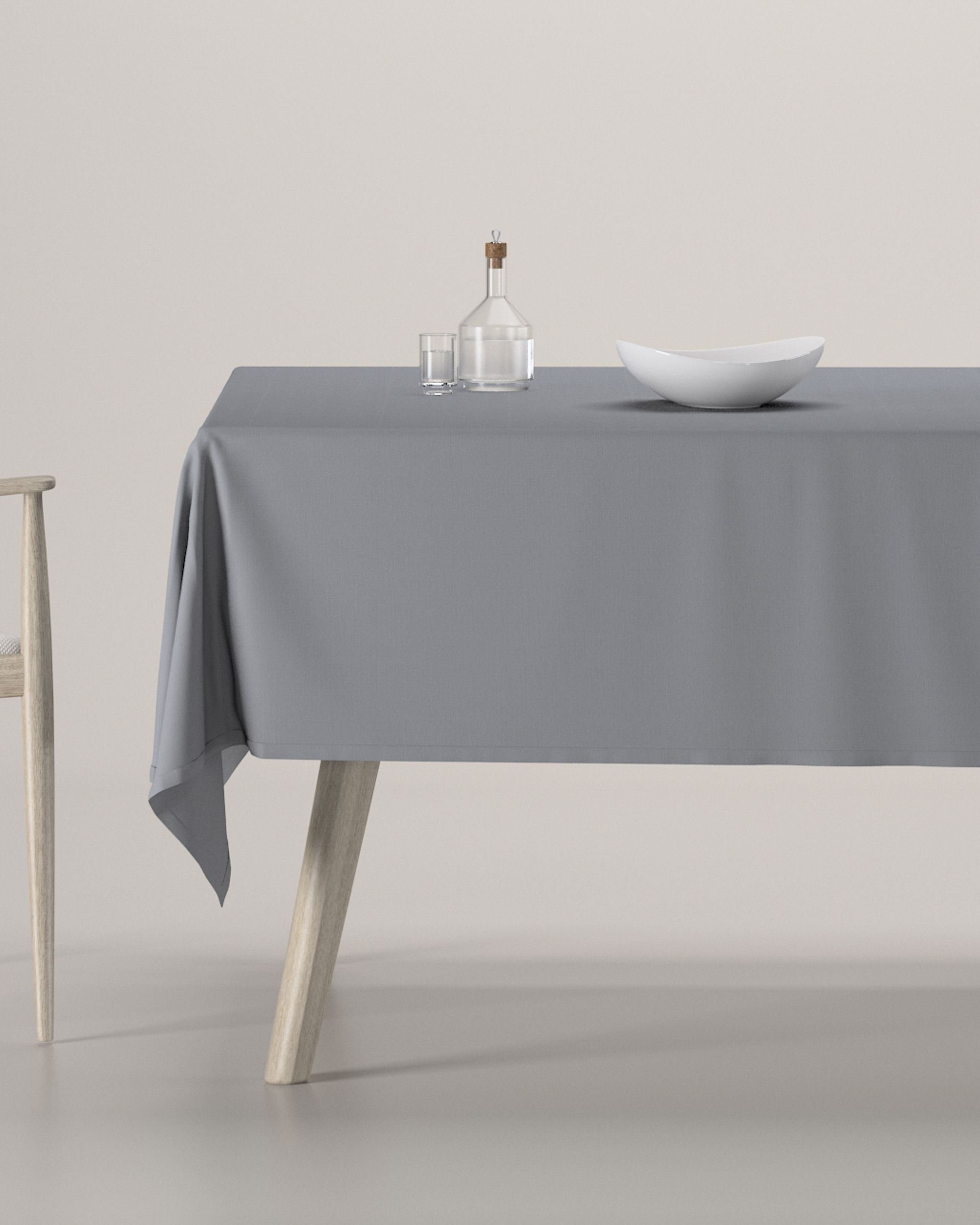 Rechthoekig tafelkleed kleur product grijs