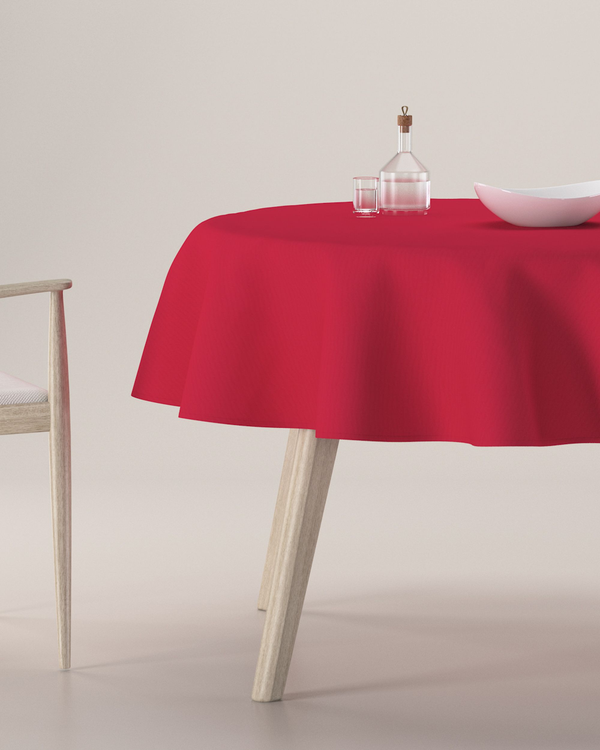 Rond tafelkleed kleur product zwart