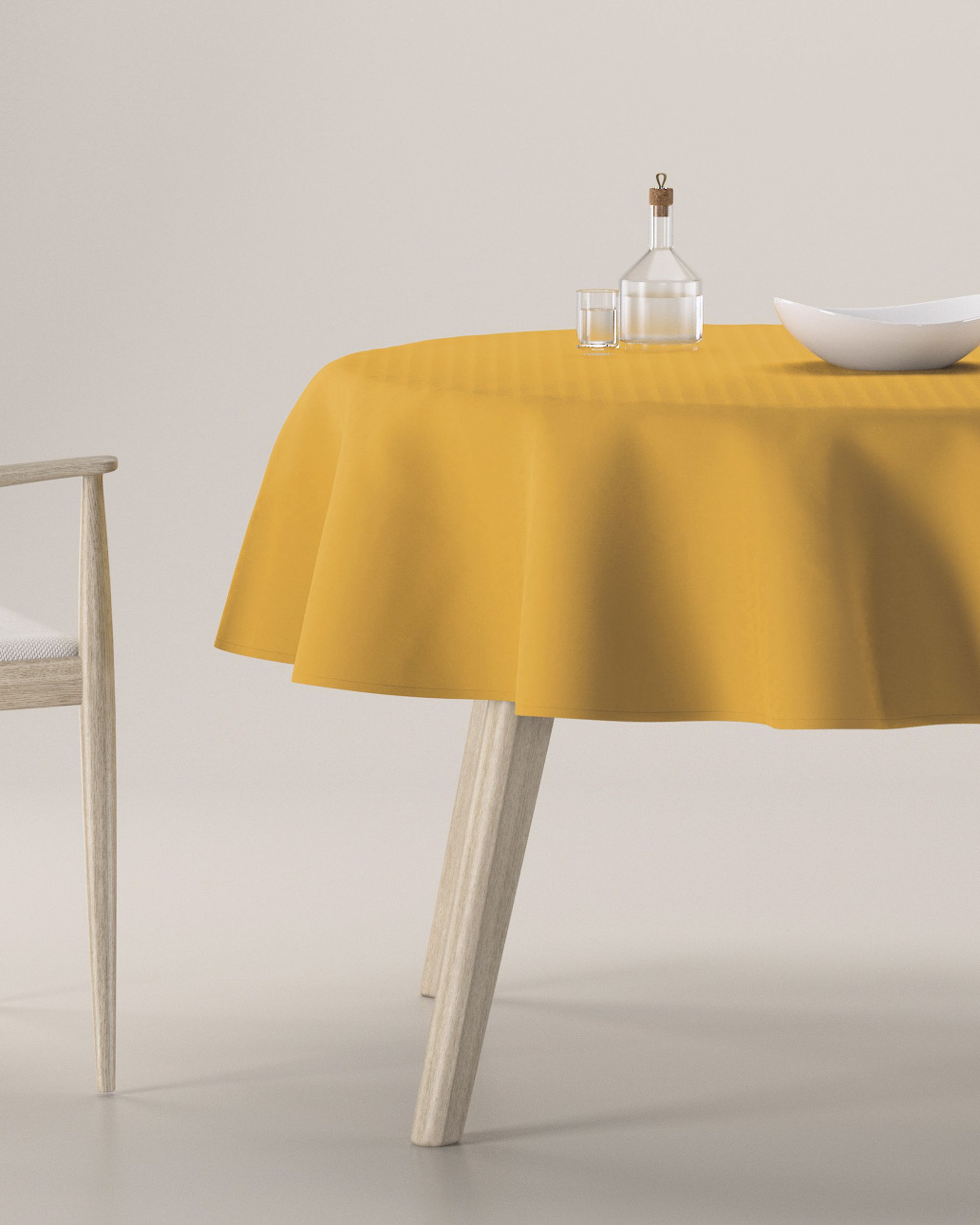 Rond tafelkleed kleur product geel