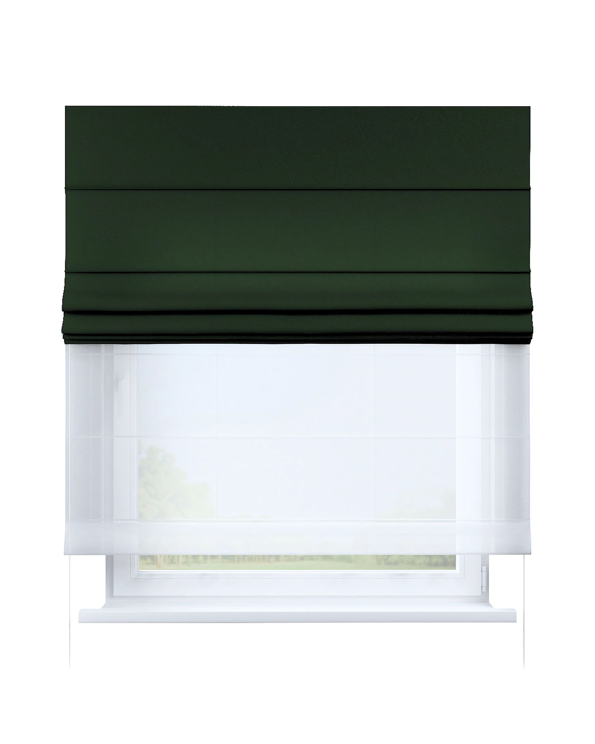 Vouwgordijn Duo kleur product groen